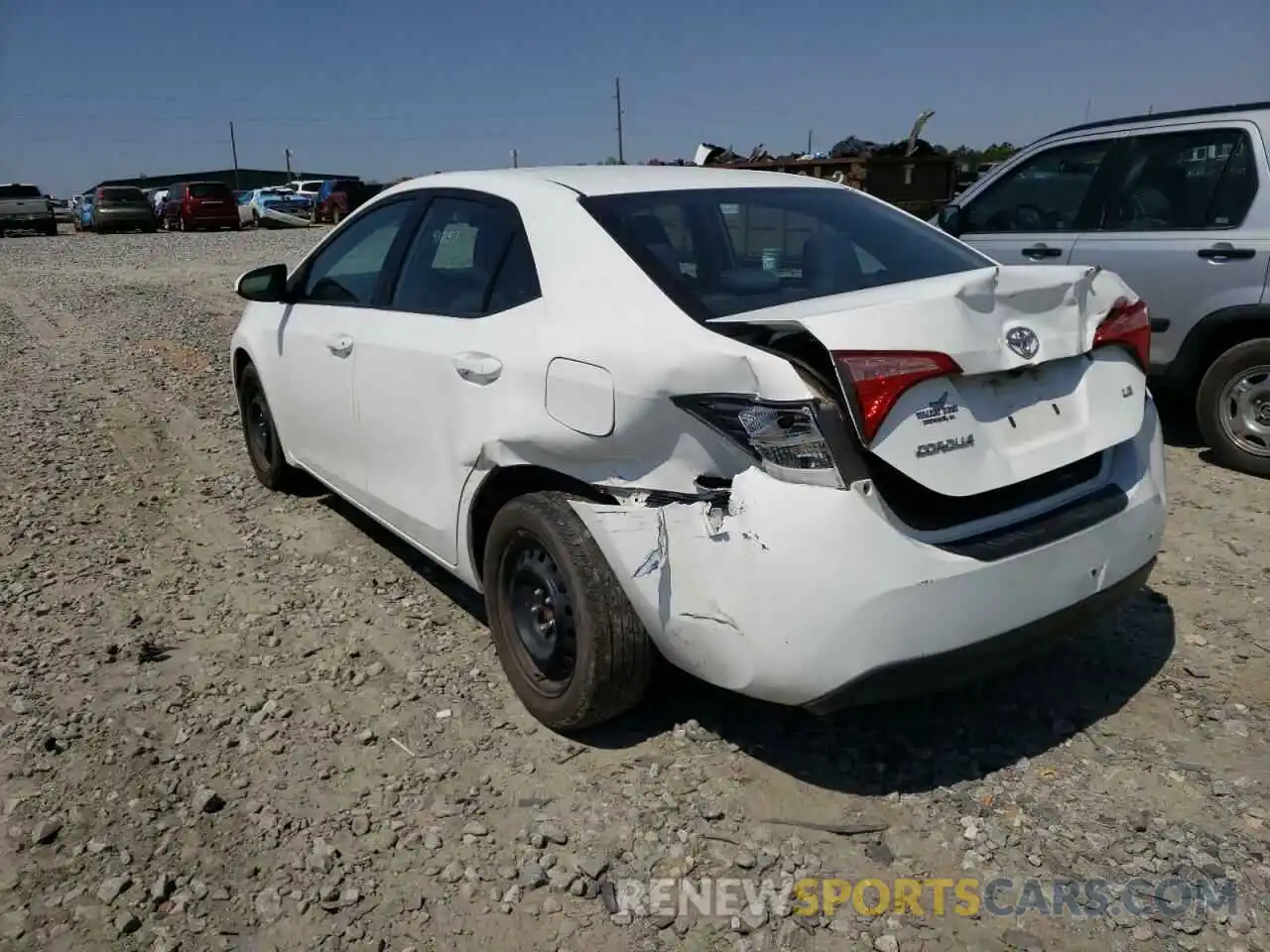 3 Photograph of a damaged car 5YFBURHE8KP927984 TOYOTA COROLLA 2019