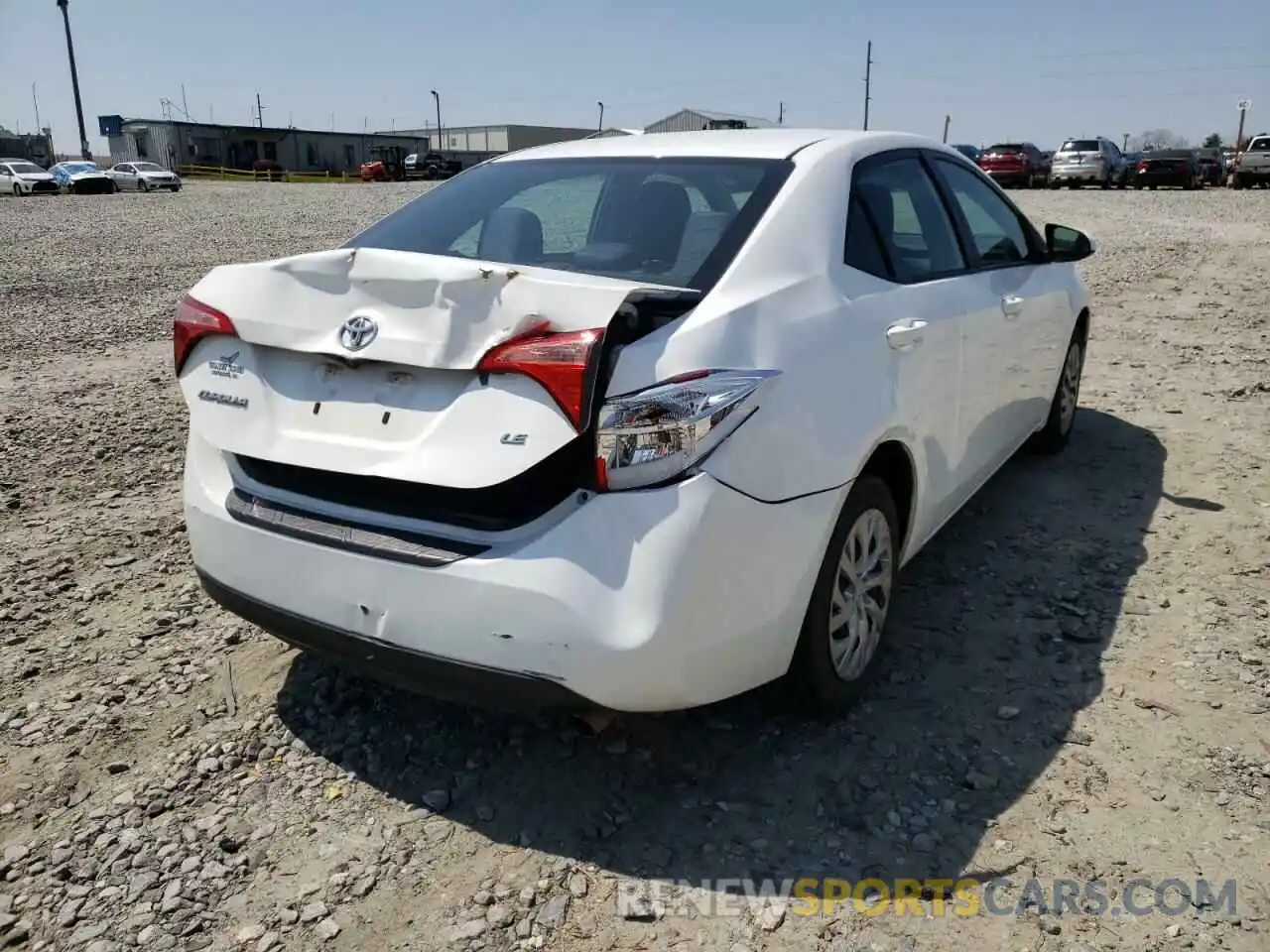 4 Photograph of a damaged car 5YFBURHE8KP927984 TOYOTA COROLLA 2019