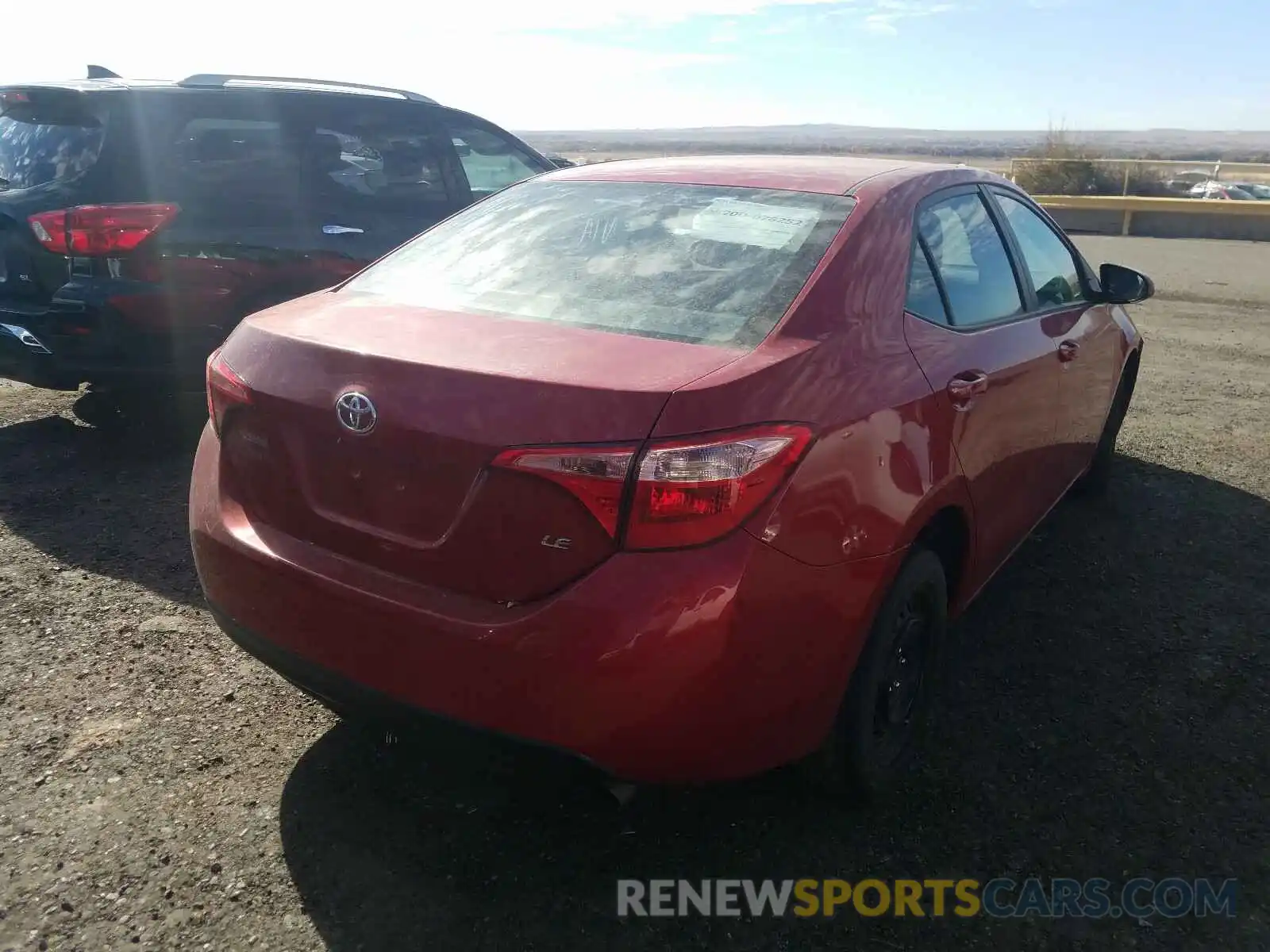 4 Photograph of a damaged car 5YFBURHE8KP928360 TOYOTA COROLLA 2019