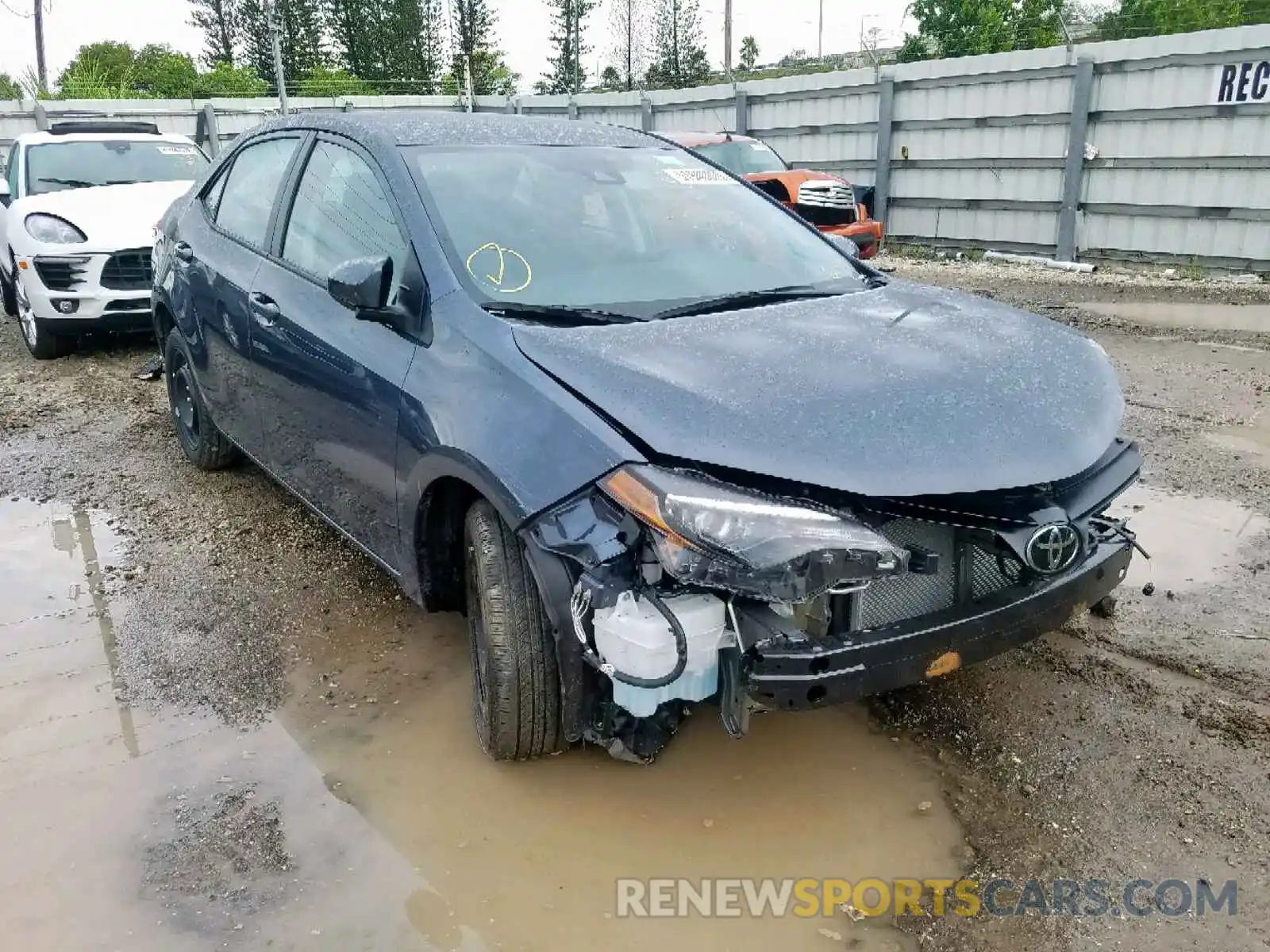 1 Photograph of a damaged car 5YFBURHE8KP928441 TOYOTA COROLLA 2019