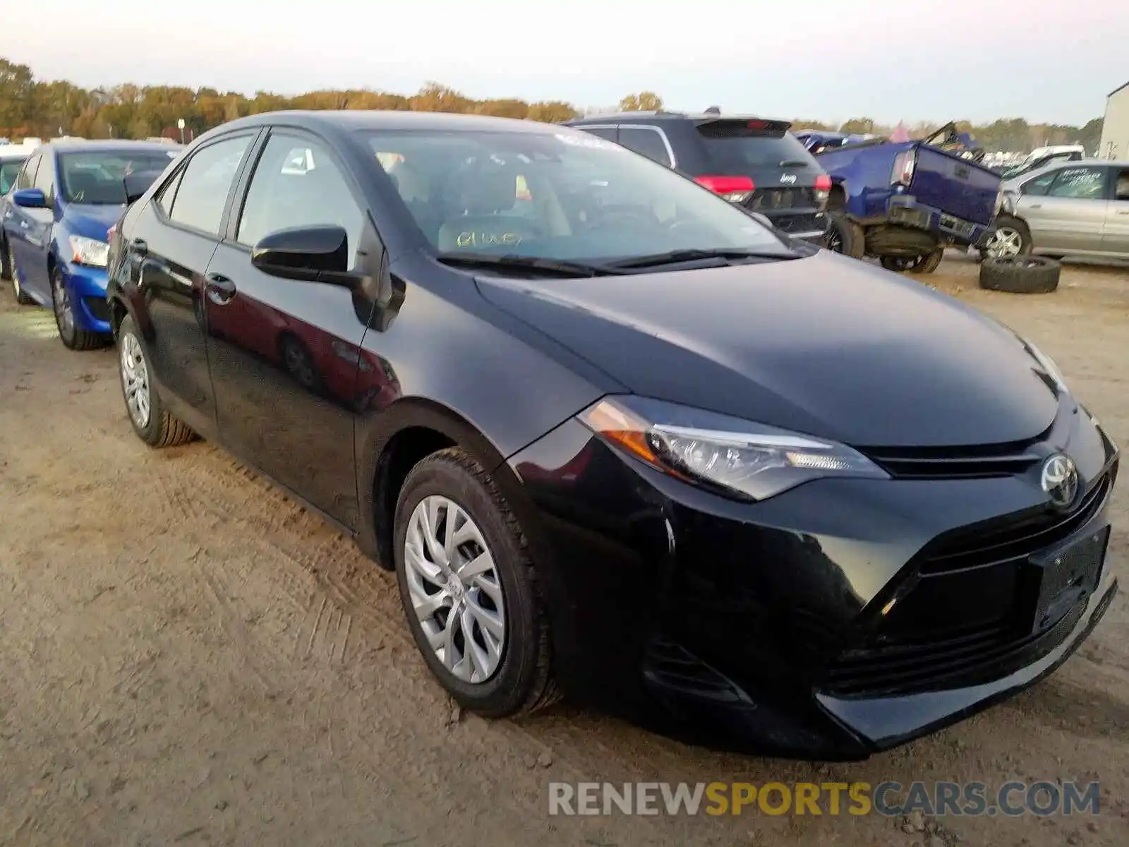 1 Photograph of a damaged car 5YFBURHE8KP928603 TOYOTA COROLLA 2019