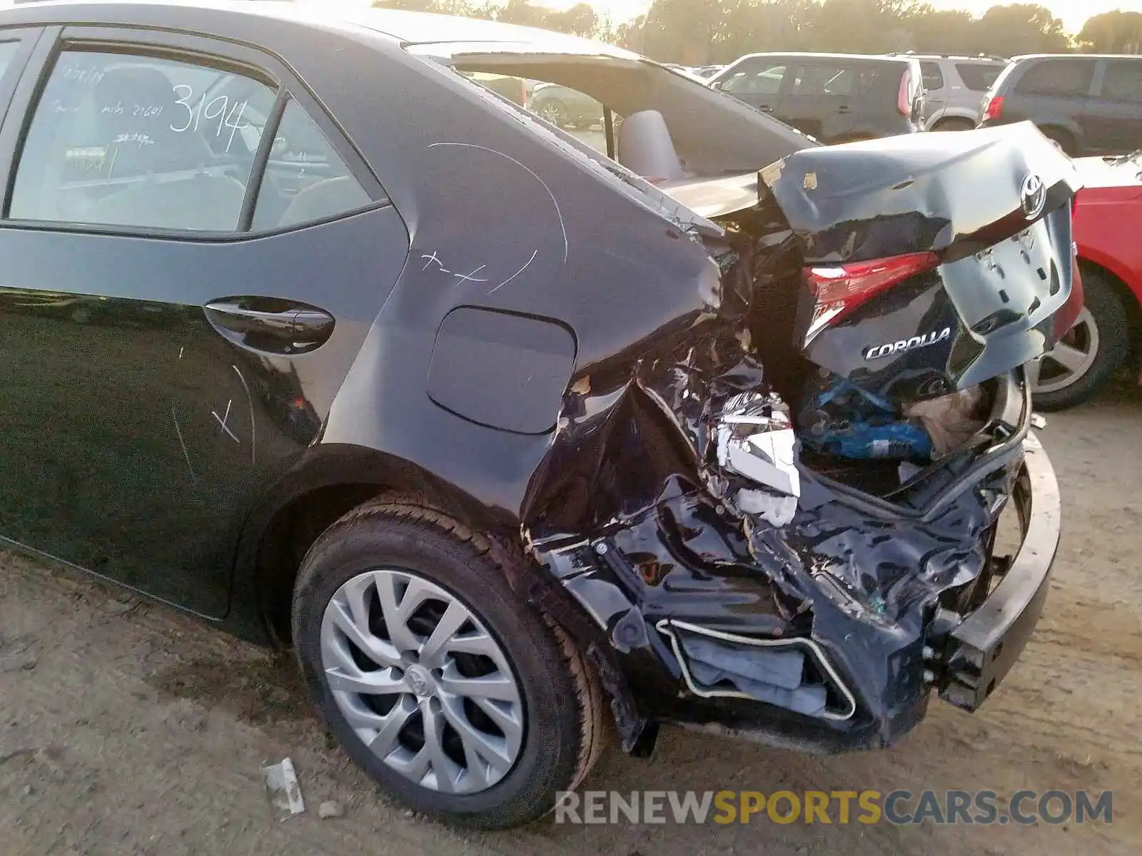 9 Photograph of a damaged car 5YFBURHE8KP928603 TOYOTA COROLLA 2019