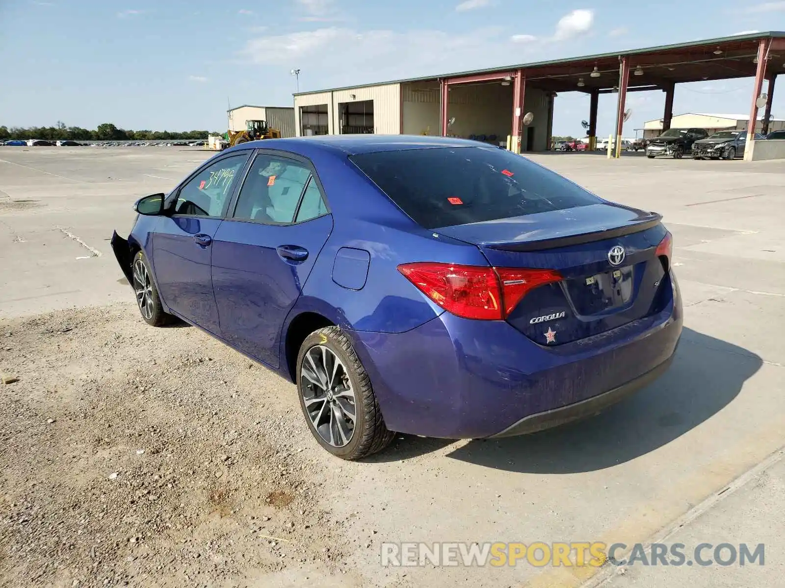 3 Photograph of a damaged car 5YFBURHE8KP928701 TOYOTA COROLLA 2019