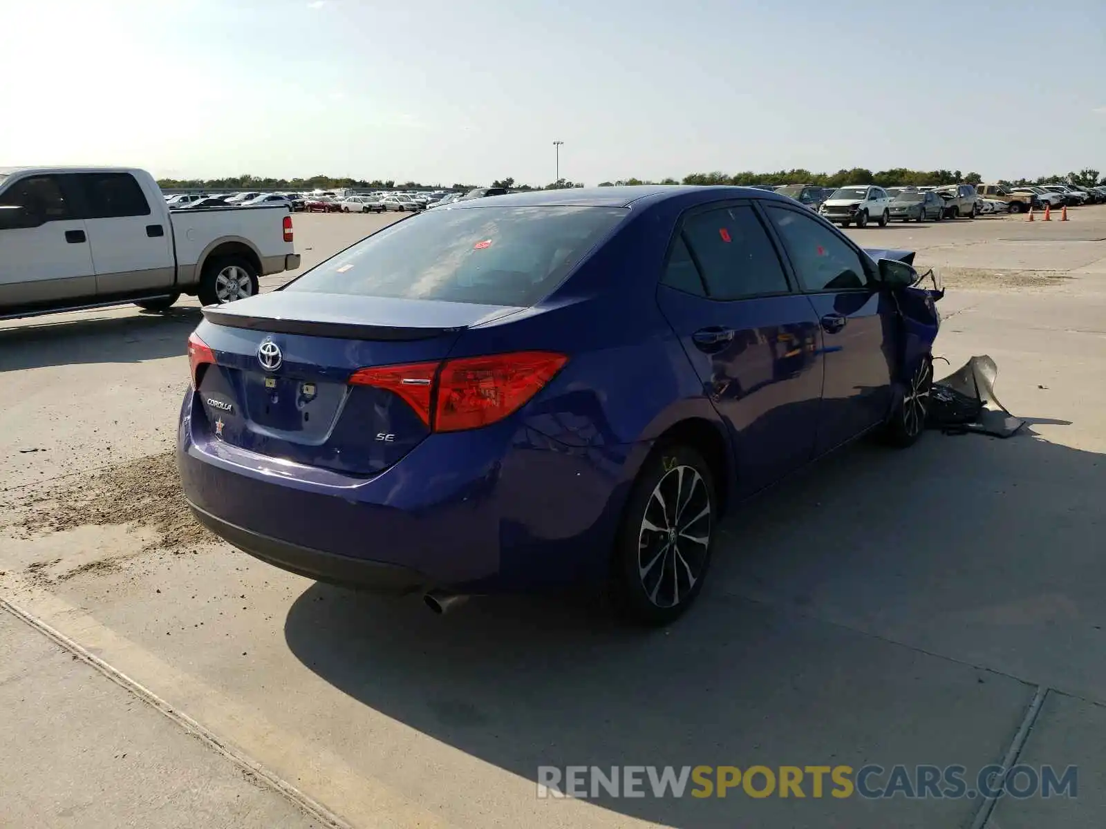 4 Photograph of a damaged car 5YFBURHE8KP928701 TOYOTA COROLLA 2019