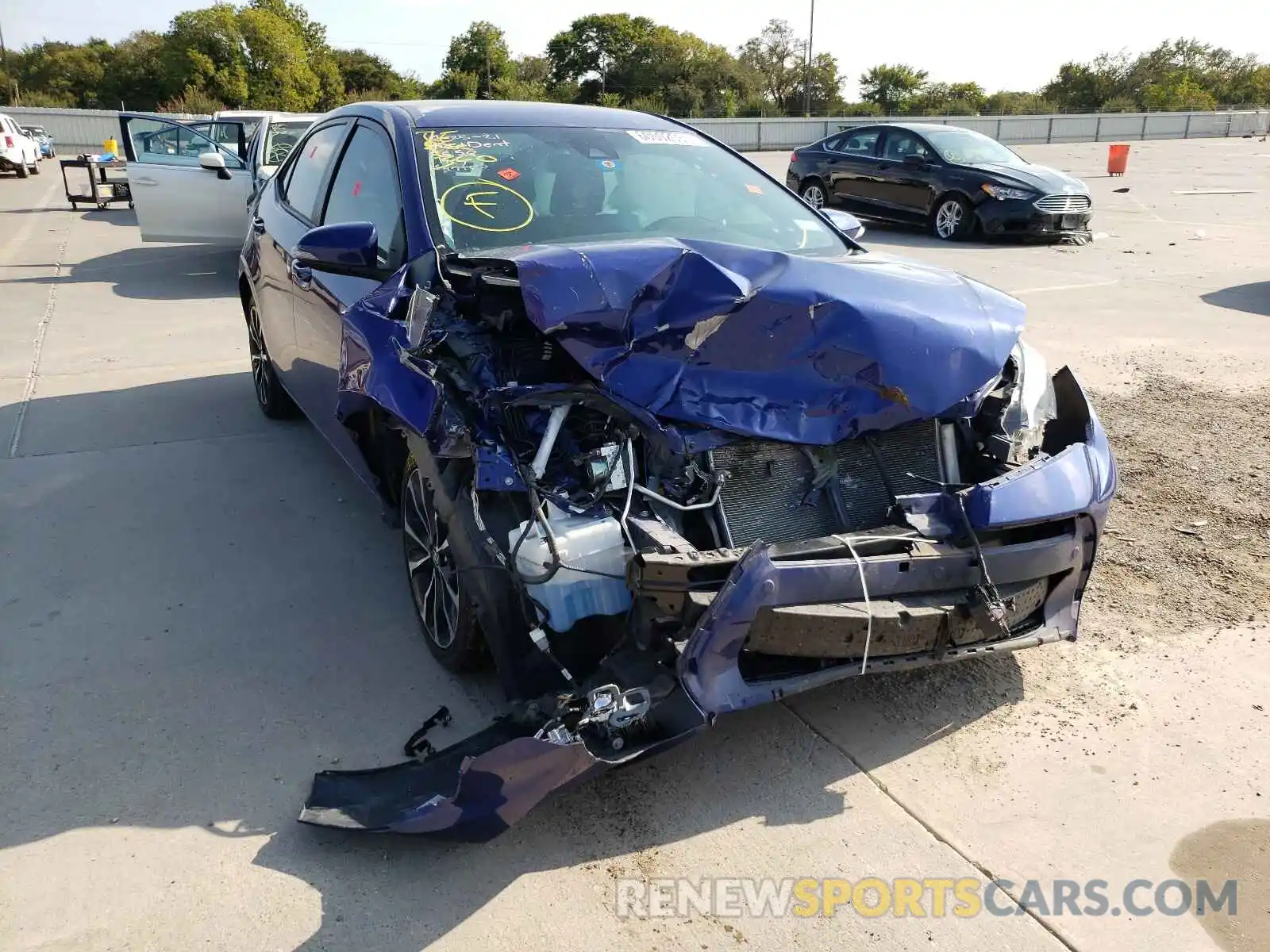 9 Photograph of a damaged car 5YFBURHE8KP928701 TOYOTA COROLLA 2019