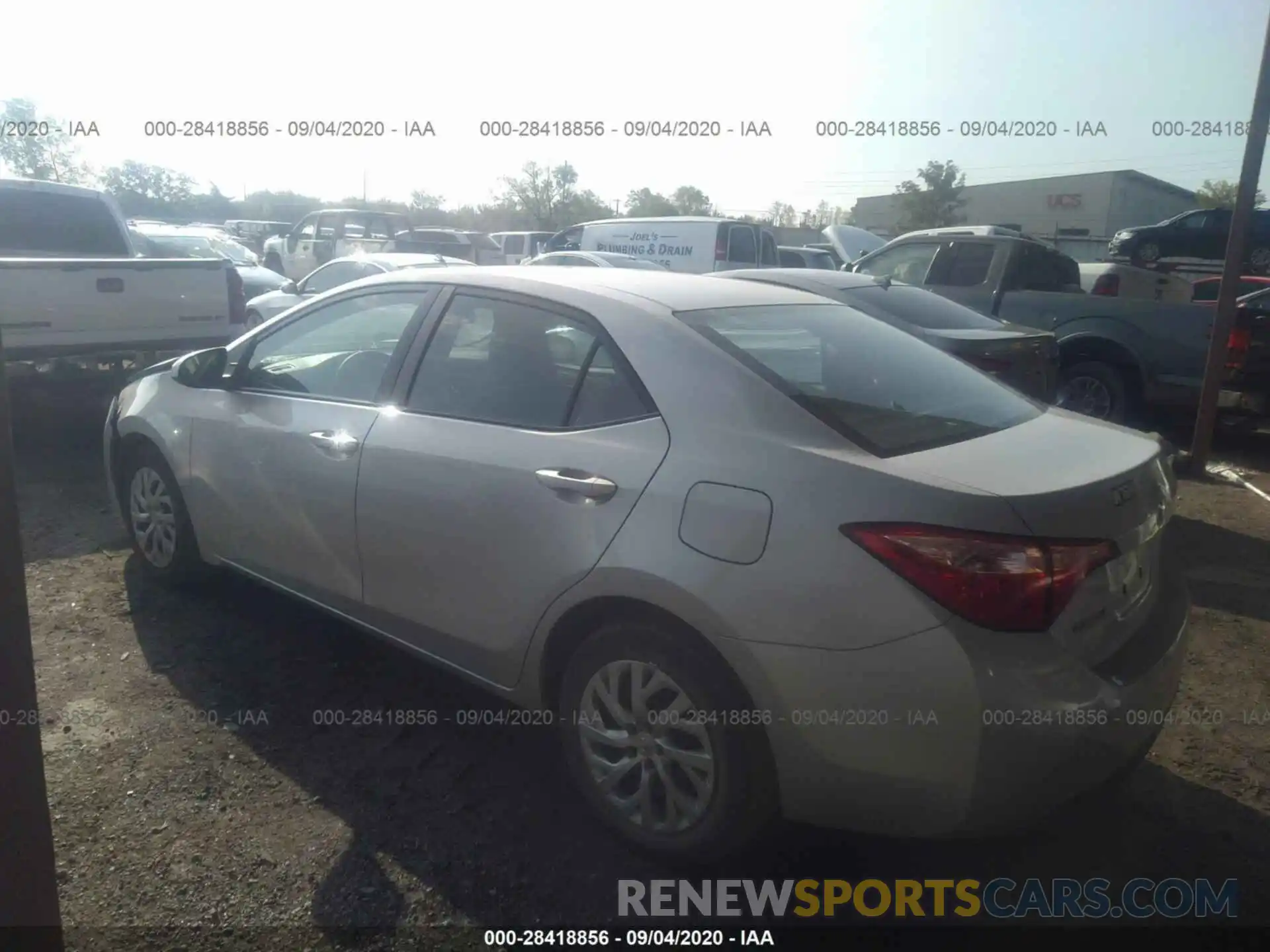 3 Photograph of a damaged car 5YFBURHE8KP928763 TOYOTA COROLLA 2019