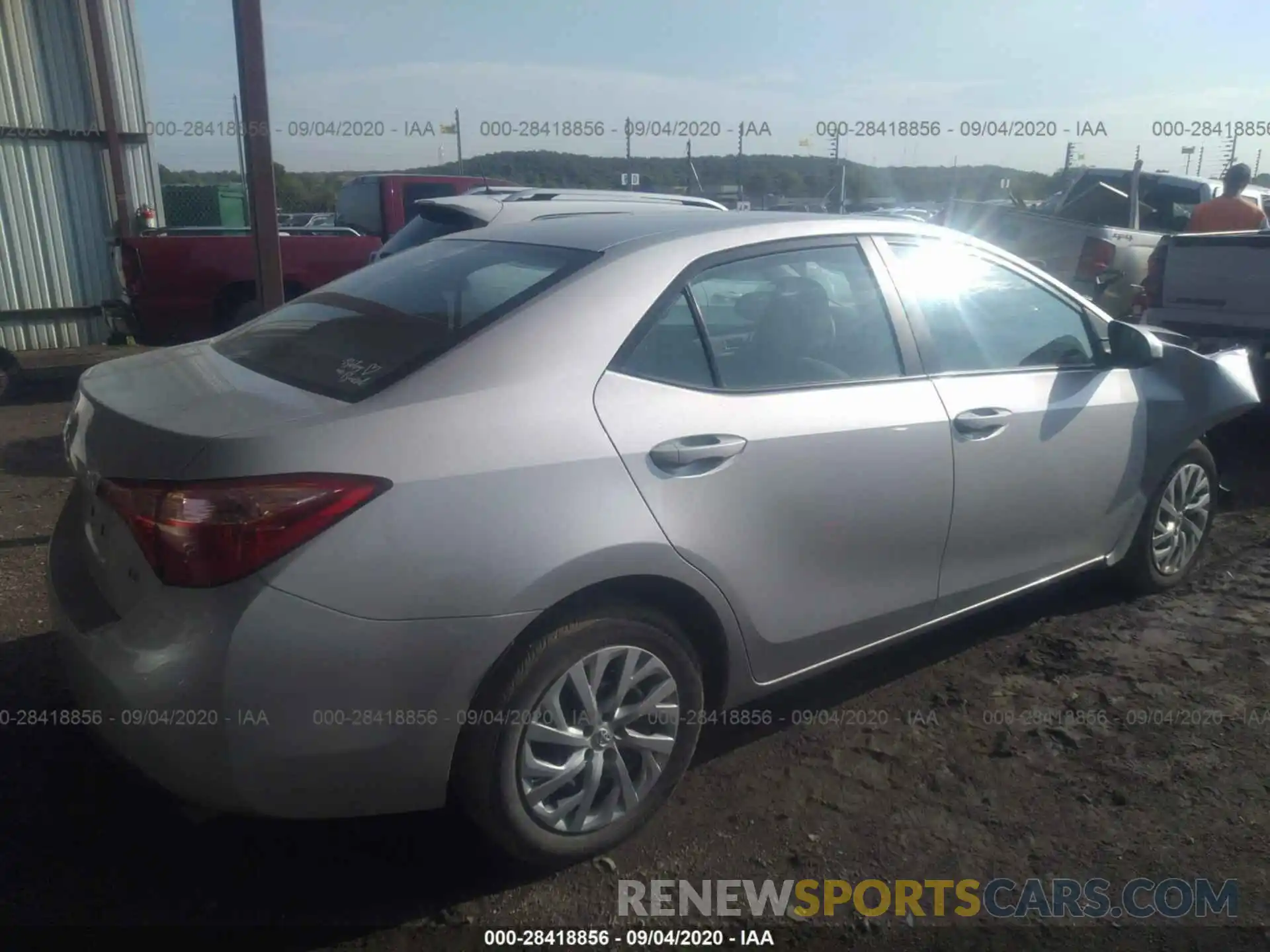 4 Photograph of a damaged car 5YFBURHE8KP928763 TOYOTA COROLLA 2019