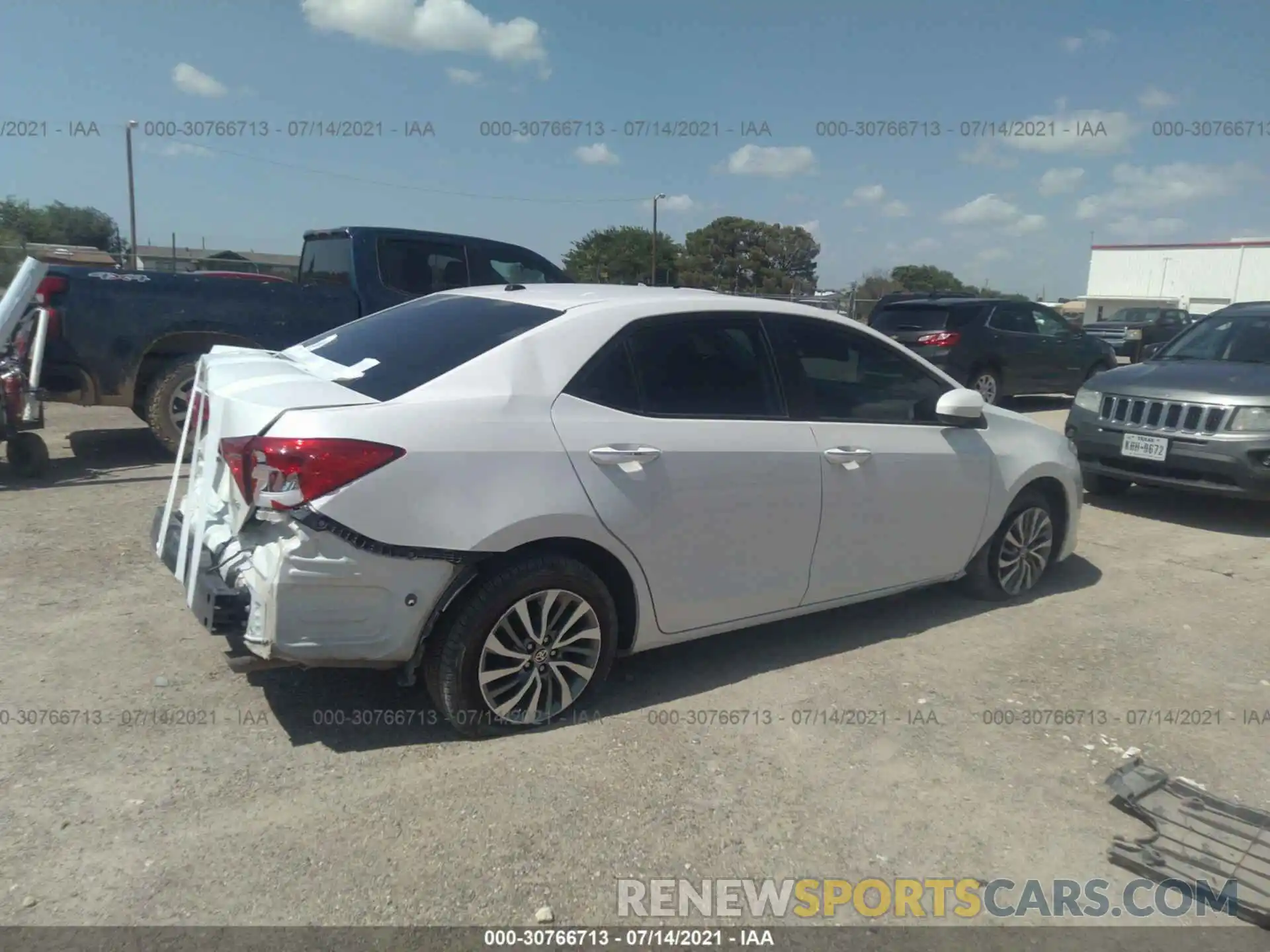 4 Photograph of a damaged car 5YFBURHE8KP928777 TOYOTA COROLLA 2019