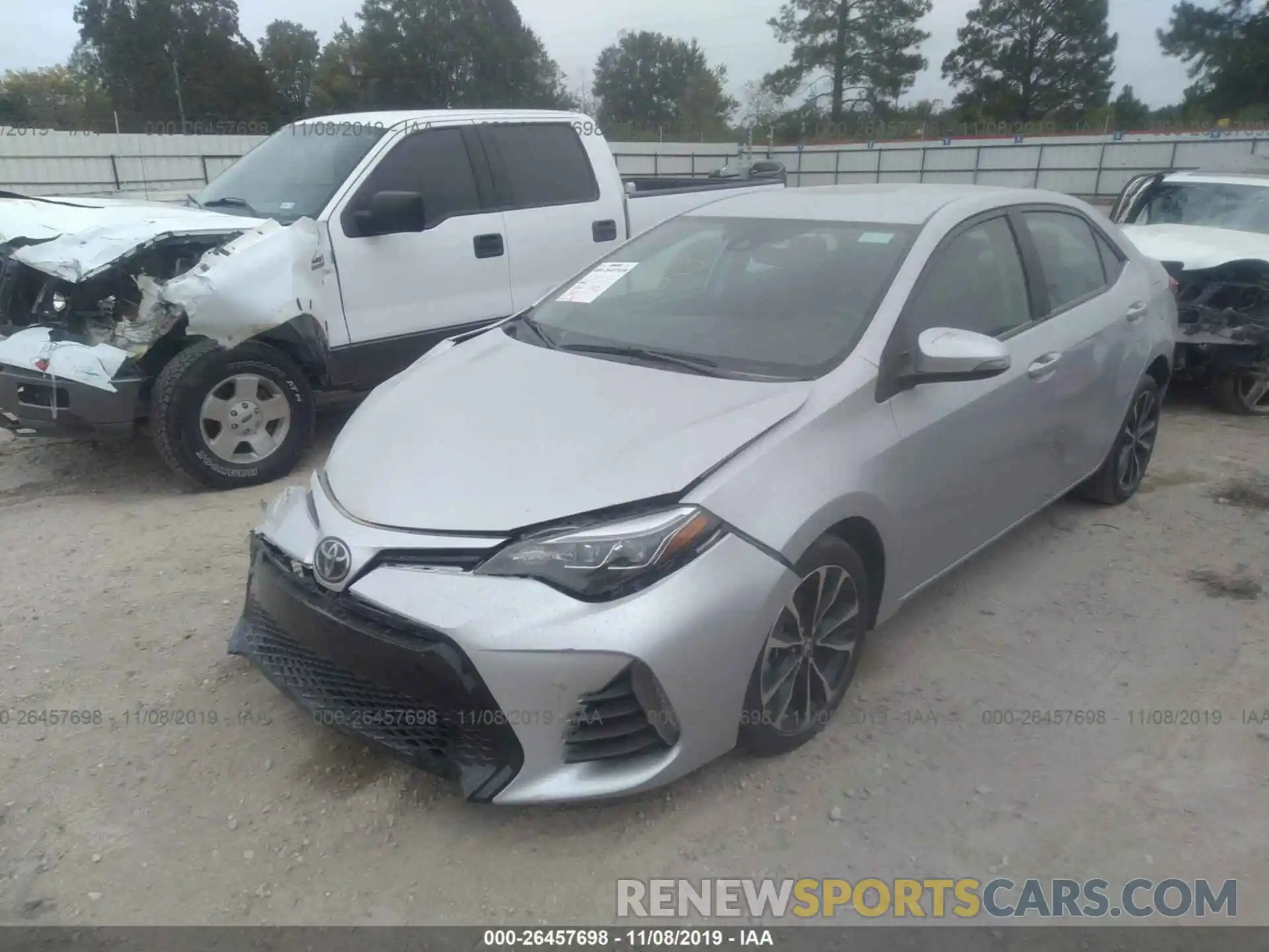 2 Photograph of a damaged car 5YFBURHE8KP928830 TOYOTA COROLLA 2019