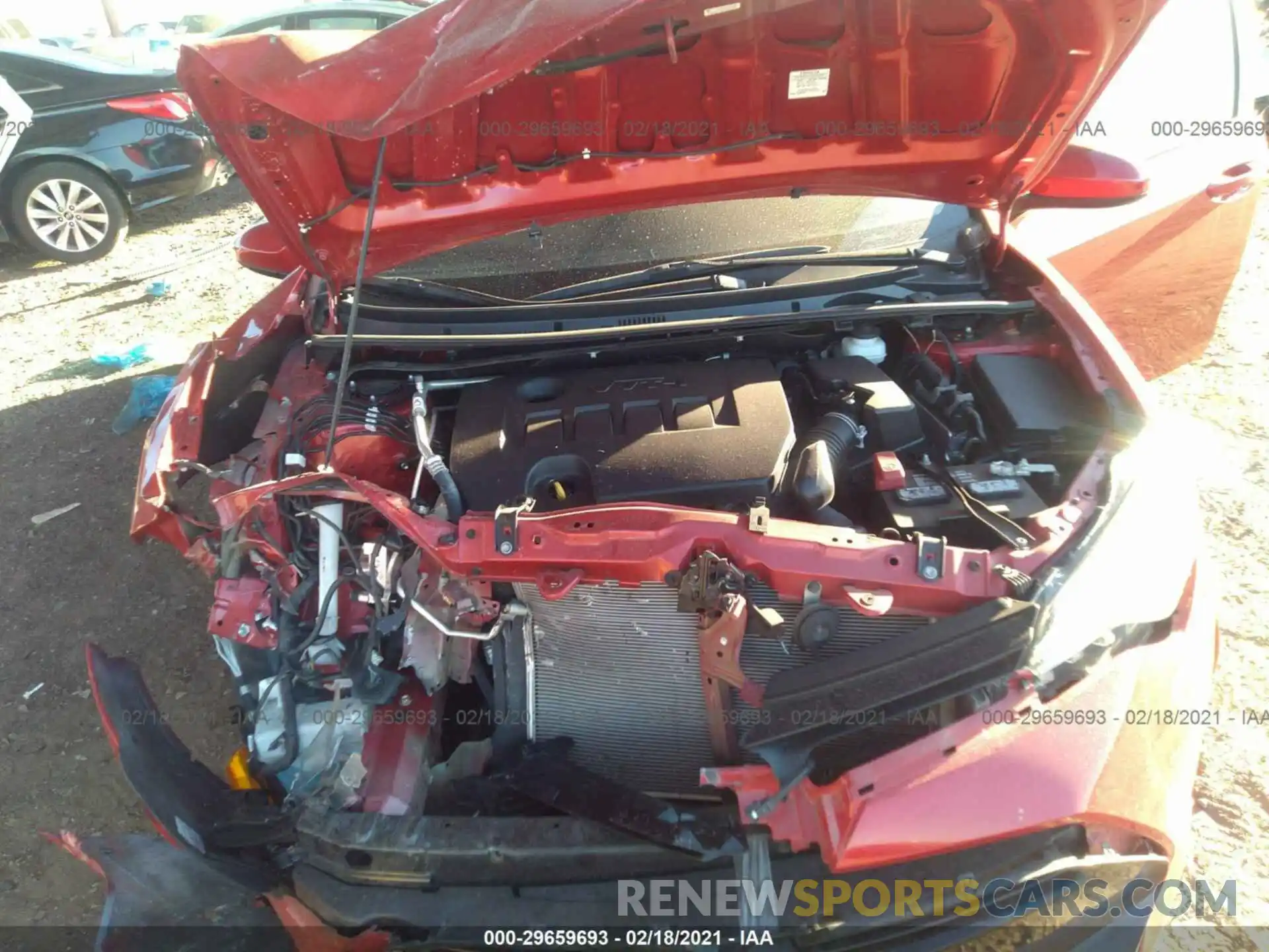 10 Photograph of a damaged car 5YFBURHE8KP928892 TOYOTA COROLLA 2019