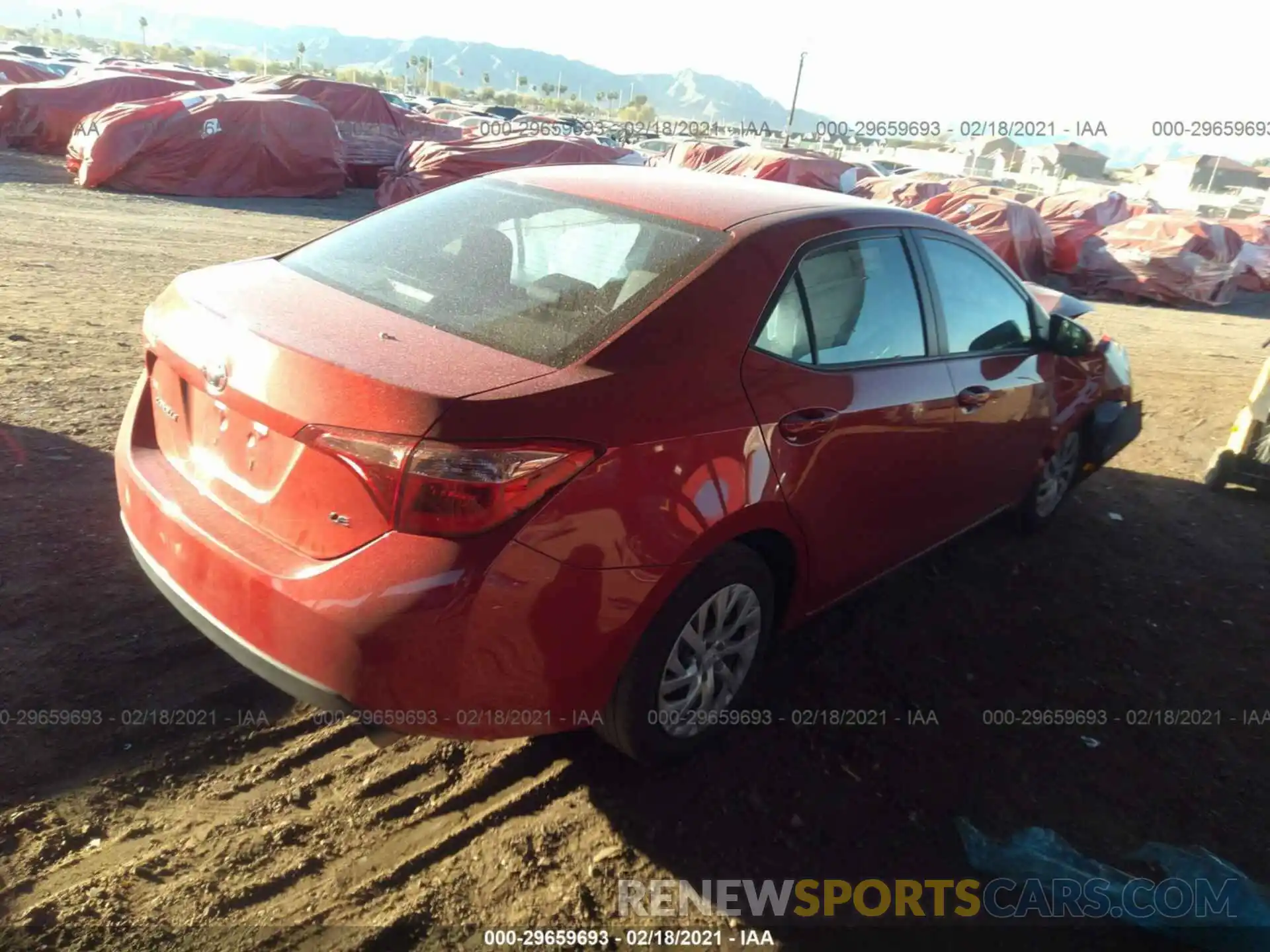 4 Photograph of a damaged car 5YFBURHE8KP928892 TOYOTA COROLLA 2019