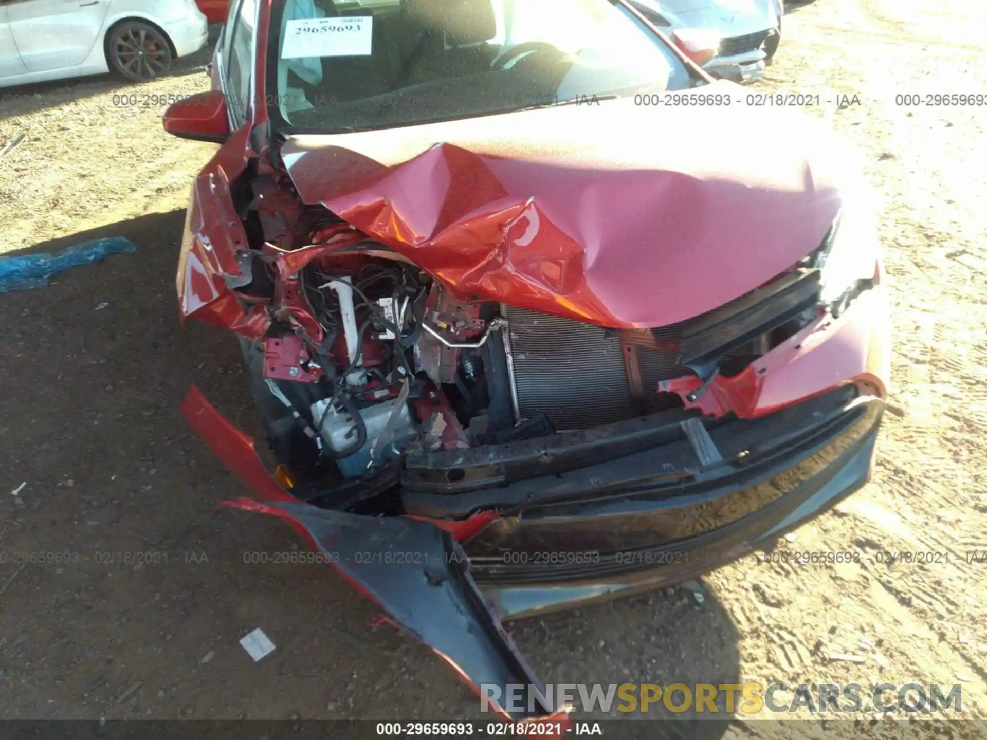 6 Photograph of a damaged car 5YFBURHE8KP928892 TOYOTA COROLLA 2019