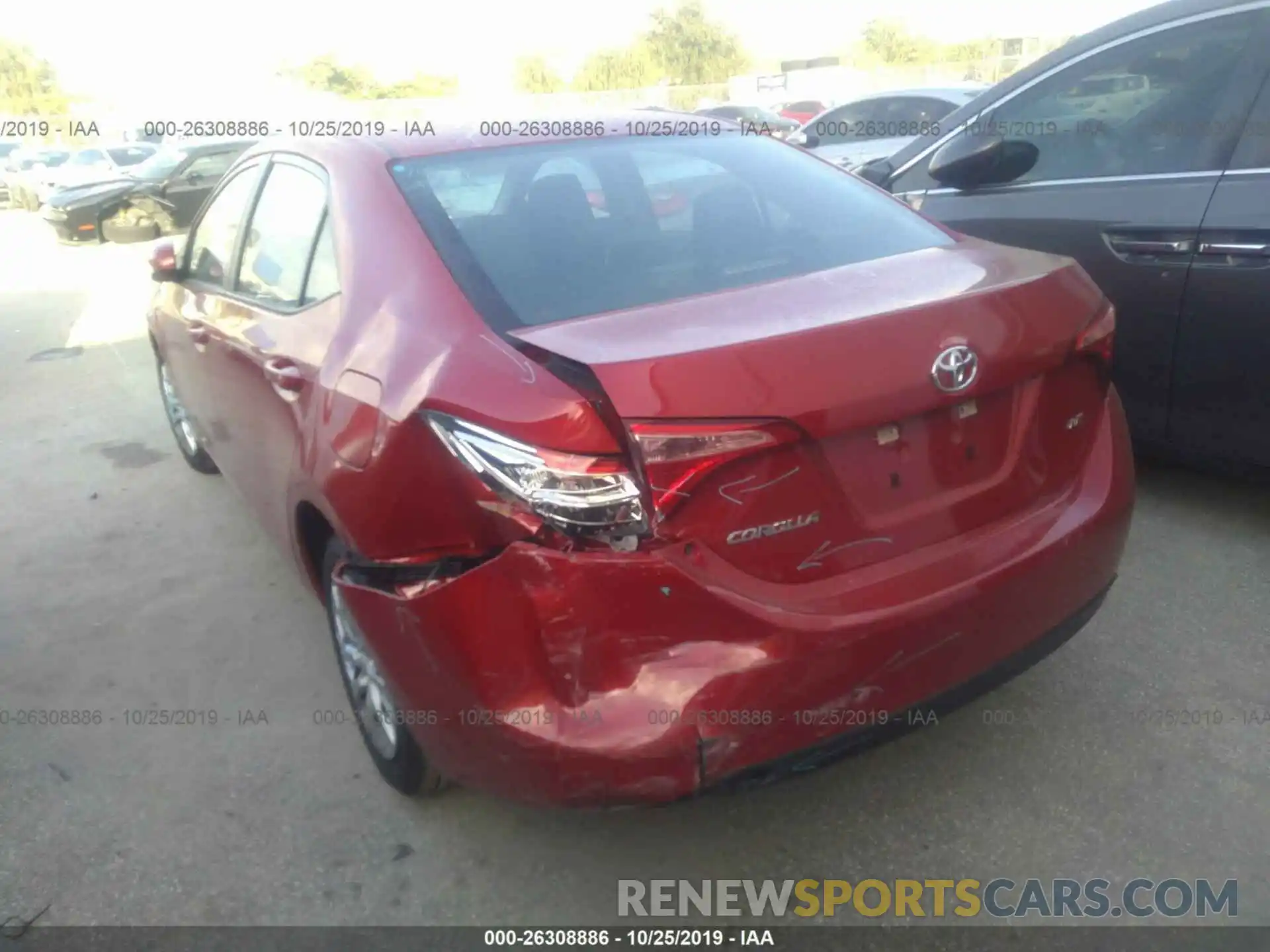 6 Photograph of a damaged car 5YFBURHE8KP929704 TOYOTA COROLLA 2019