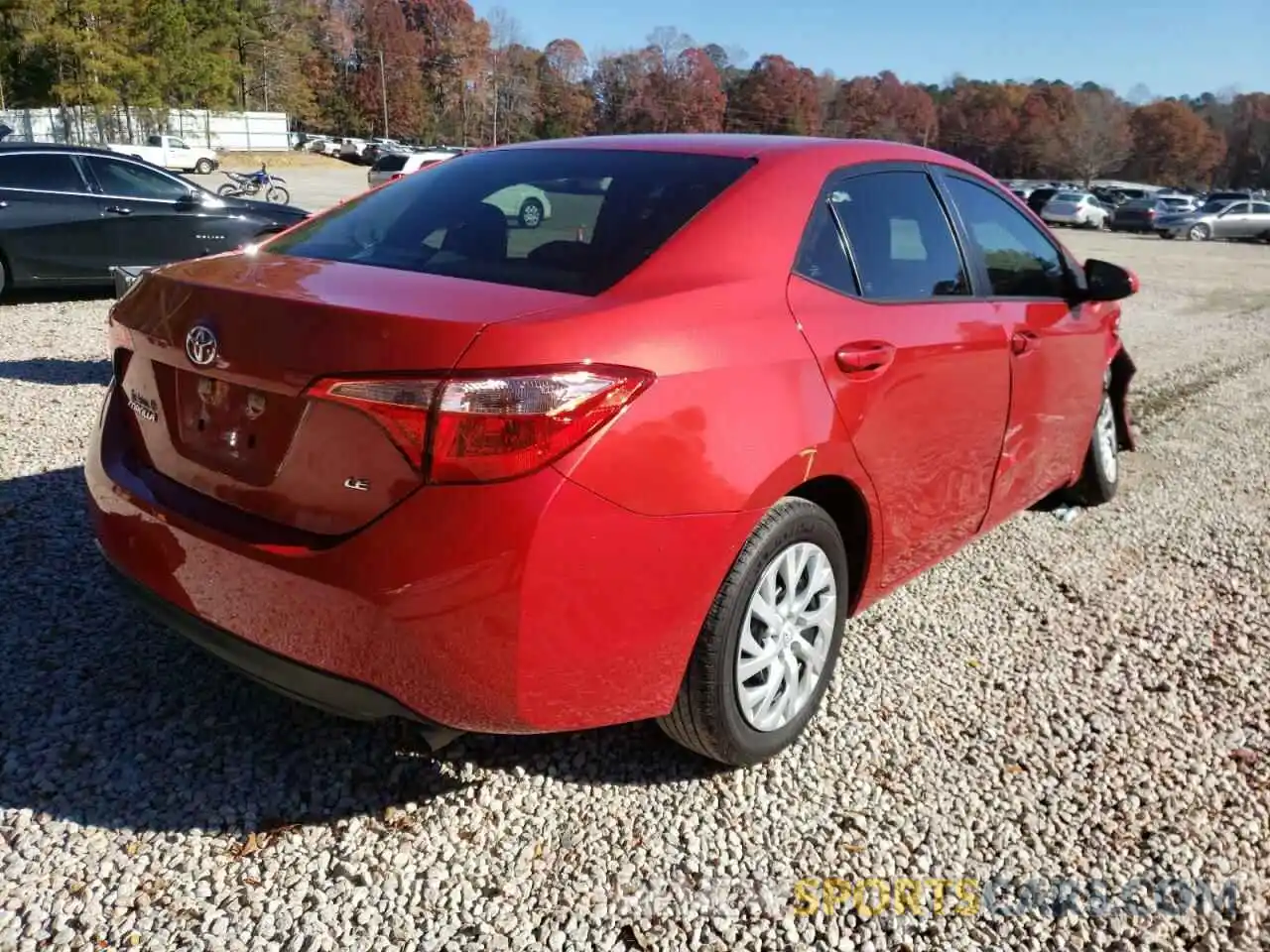 4 Photograph of a damaged car 5YFBURHE8KP930089 TOYOTA COROLLA 2019