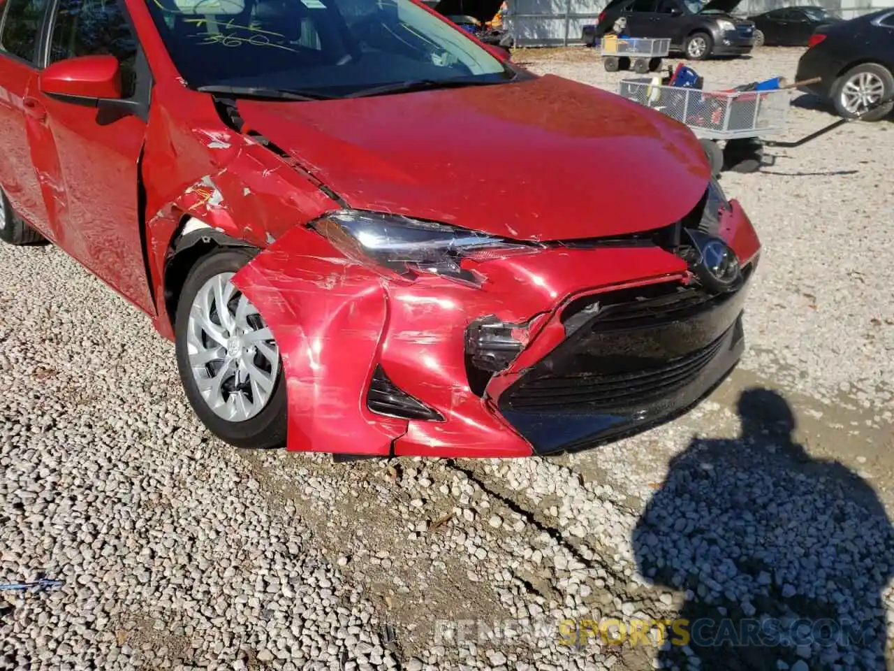 9 Photograph of a damaged car 5YFBURHE8KP930089 TOYOTA COROLLA 2019