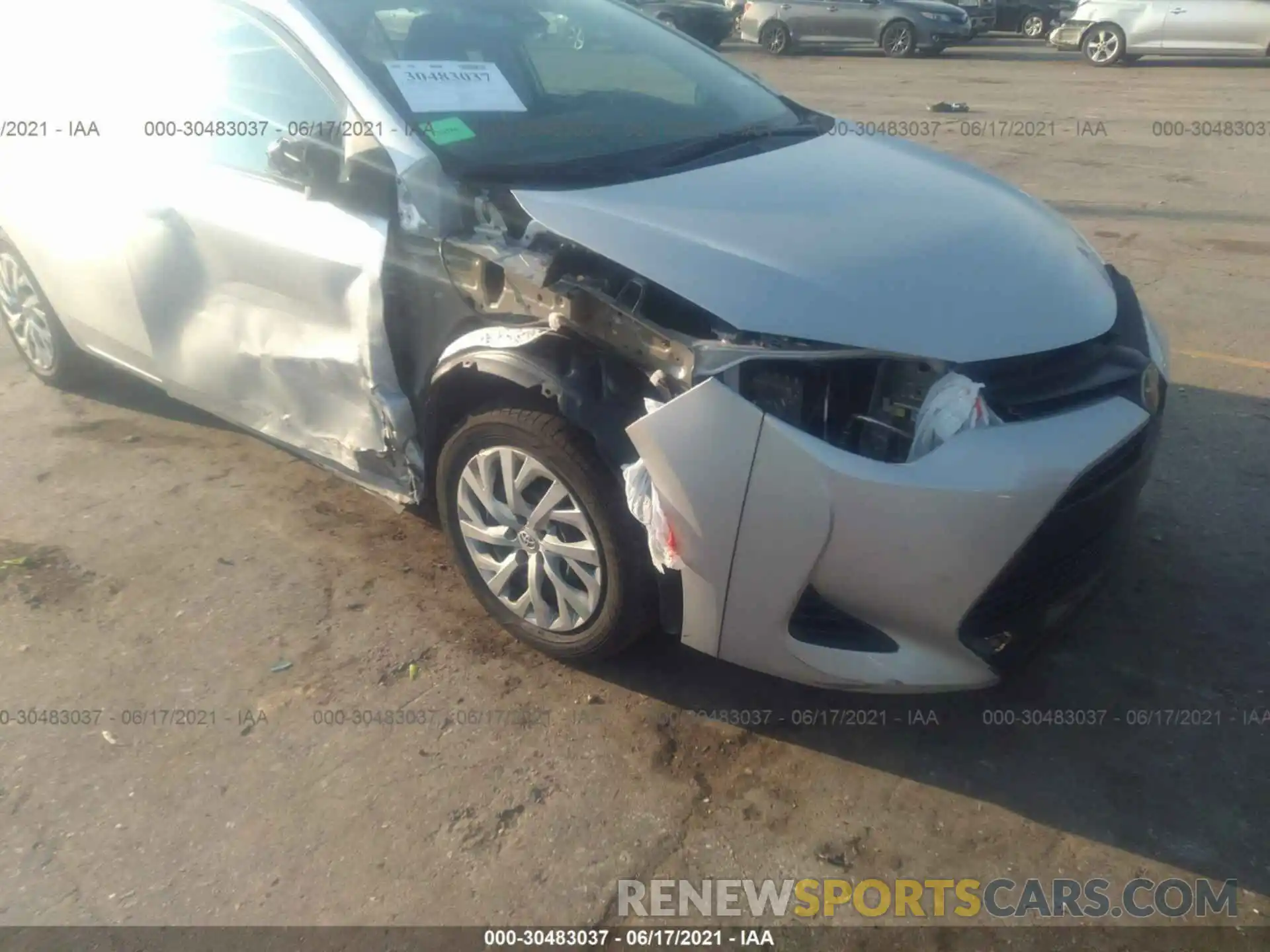 6 Photograph of a damaged car 5YFBURHE8KP930223 TOYOTA COROLLA 2019