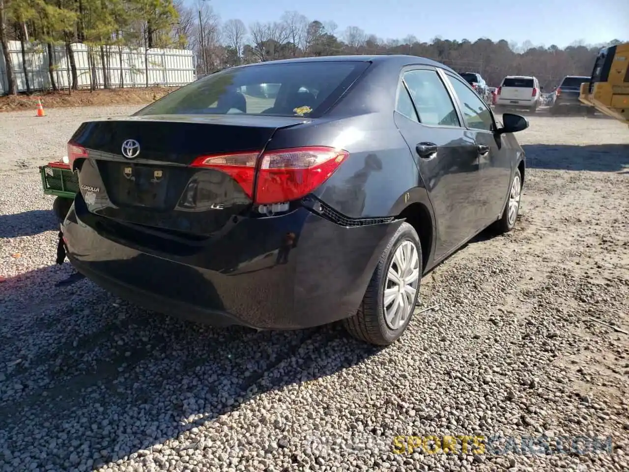 4 Photograph of a damaged car 5YFBURHE8KP930299 TOYOTA COROLLA 2019