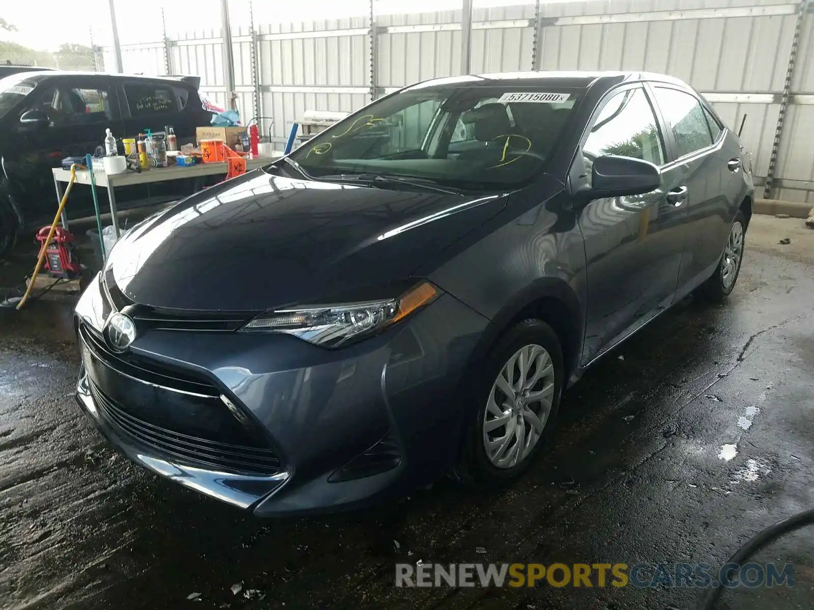 2 Photograph of a damaged car 5YFBURHE8KP930383 TOYOTA COROLLA 2019