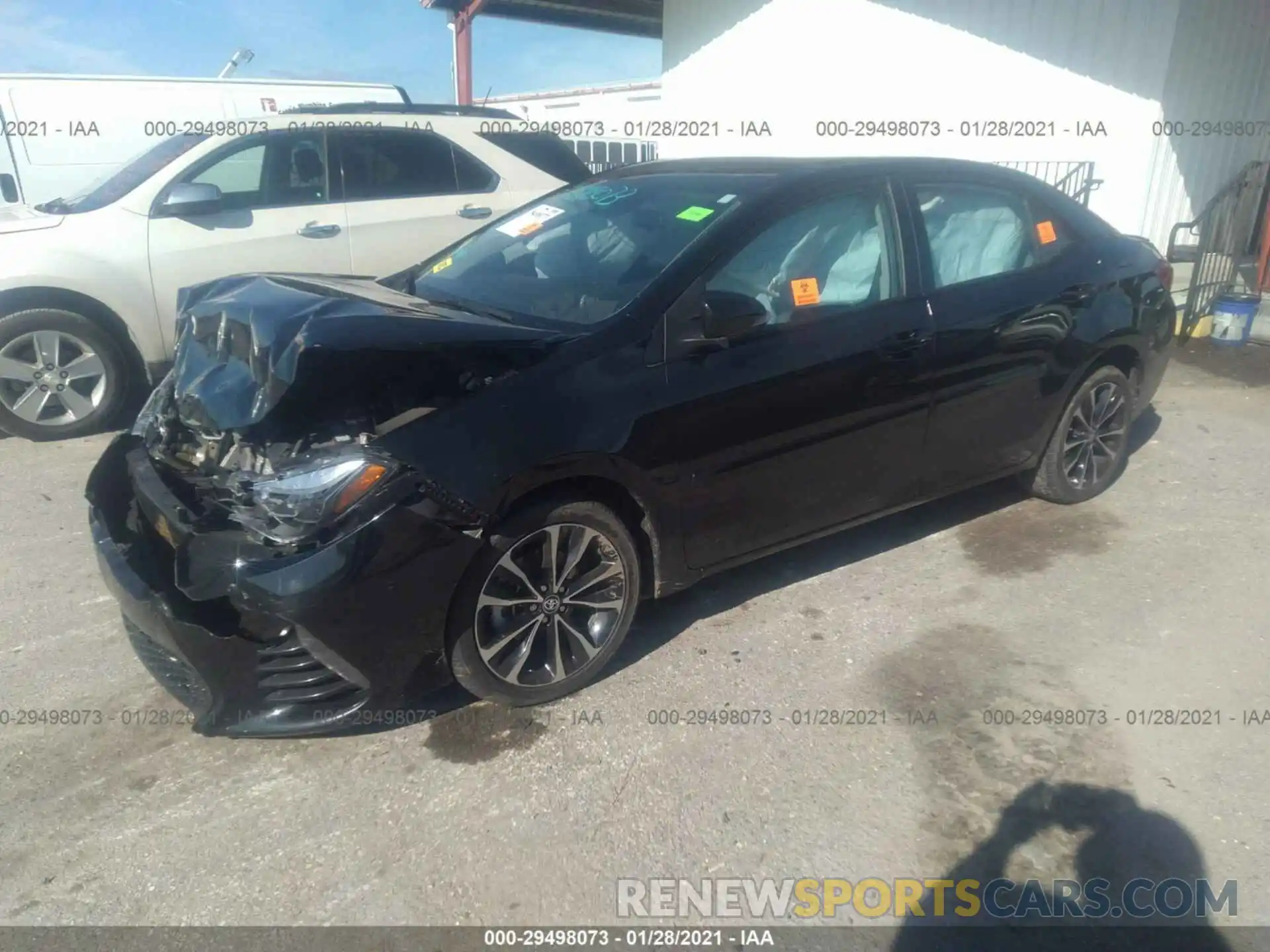 2 Photograph of a damaged car 5YFBURHE8KP930576 TOYOTA COROLLA 2019