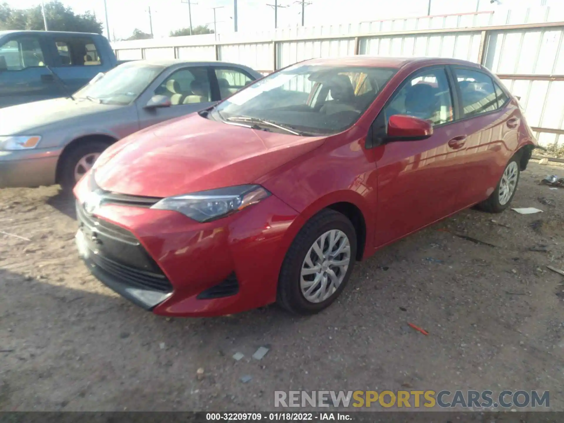 2 Photograph of a damaged car 5YFBURHE8KP930738 TOYOTA COROLLA 2019