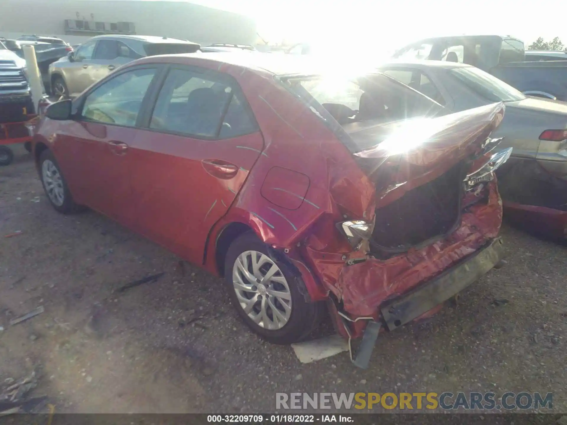 3 Photograph of a damaged car 5YFBURHE8KP930738 TOYOTA COROLLA 2019