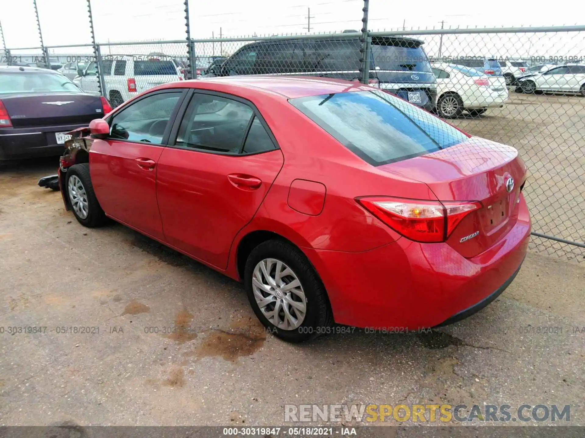 3 Photograph of a damaged car 5YFBURHE8KP930819 TOYOTA COROLLA 2019