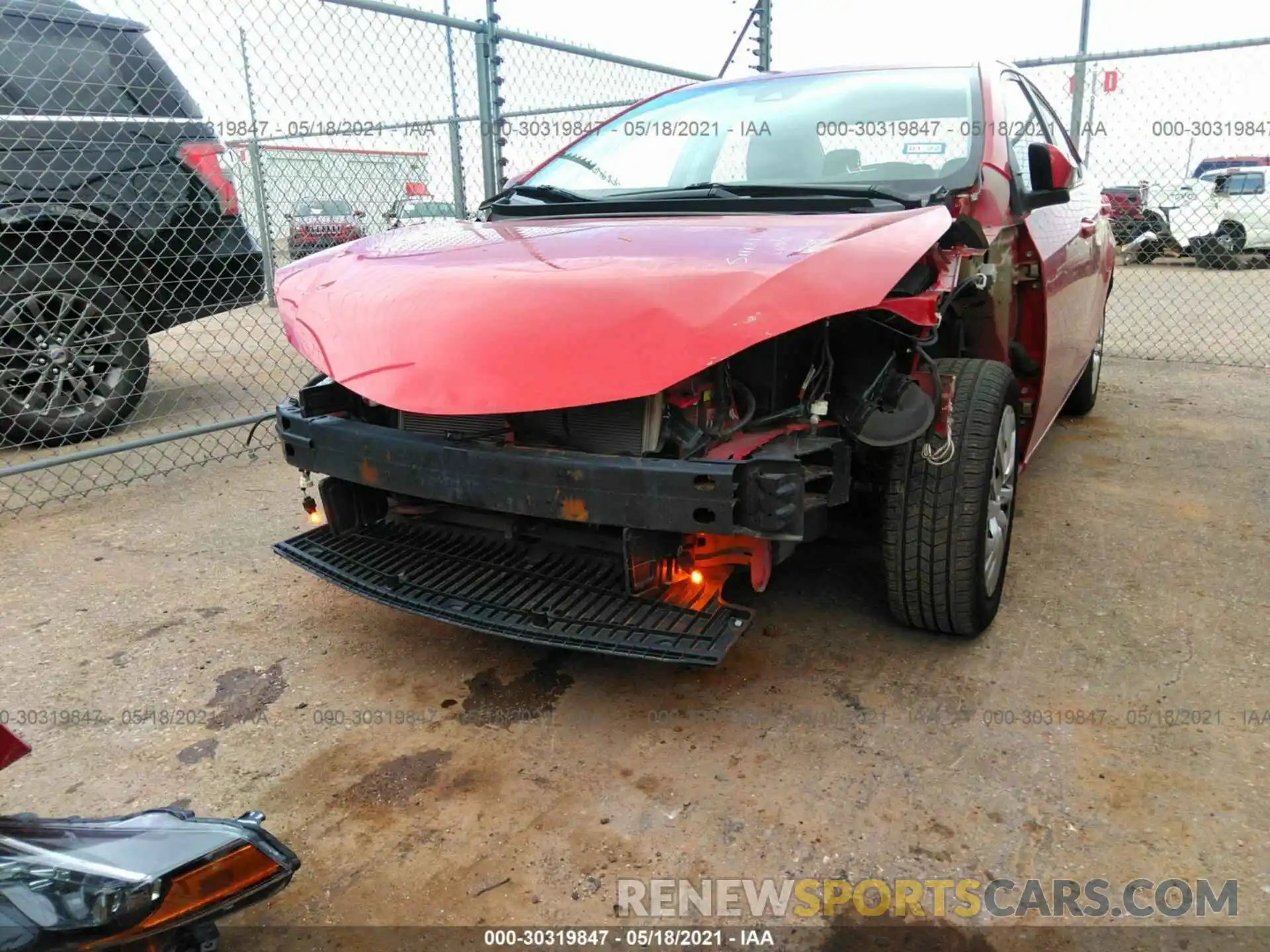 6 Photograph of a damaged car 5YFBURHE8KP930819 TOYOTA COROLLA 2019