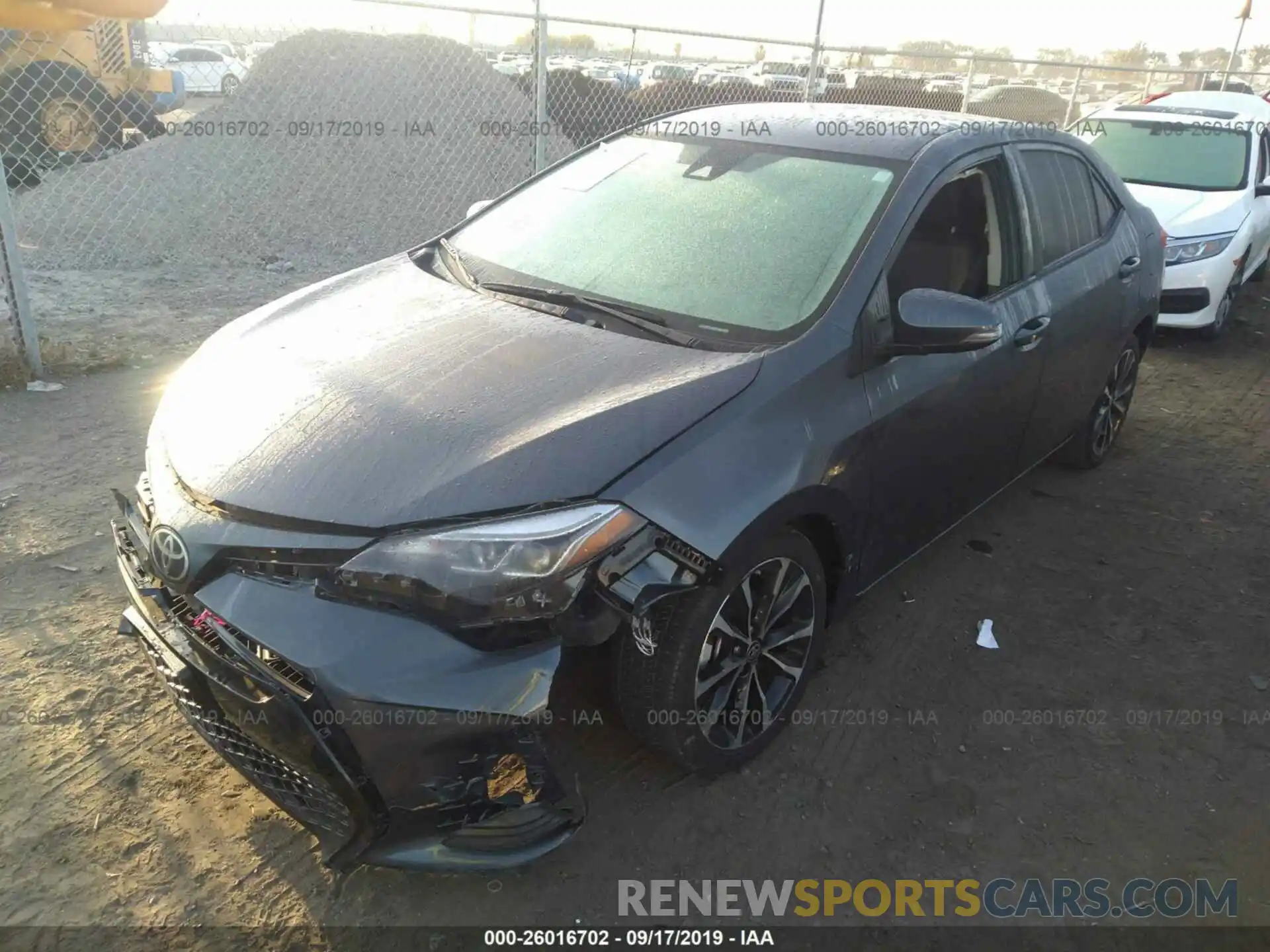 2 Photograph of a damaged car 5YFBURHE8KP930996 TOYOTA COROLLA 2019