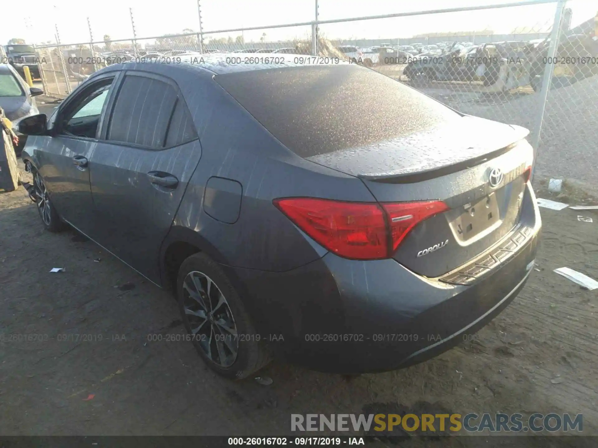 3 Photograph of a damaged car 5YFBURHE8KP930996 TOYOTA COROLLA 2019