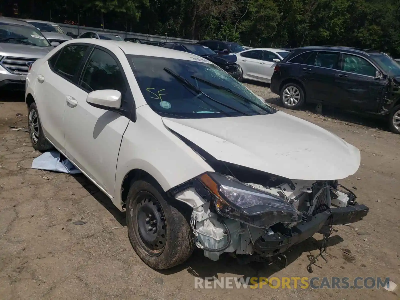 1 Photograph of a damaged car 5YFBURHE8KP931369 TOYOTA COROLLA 2019