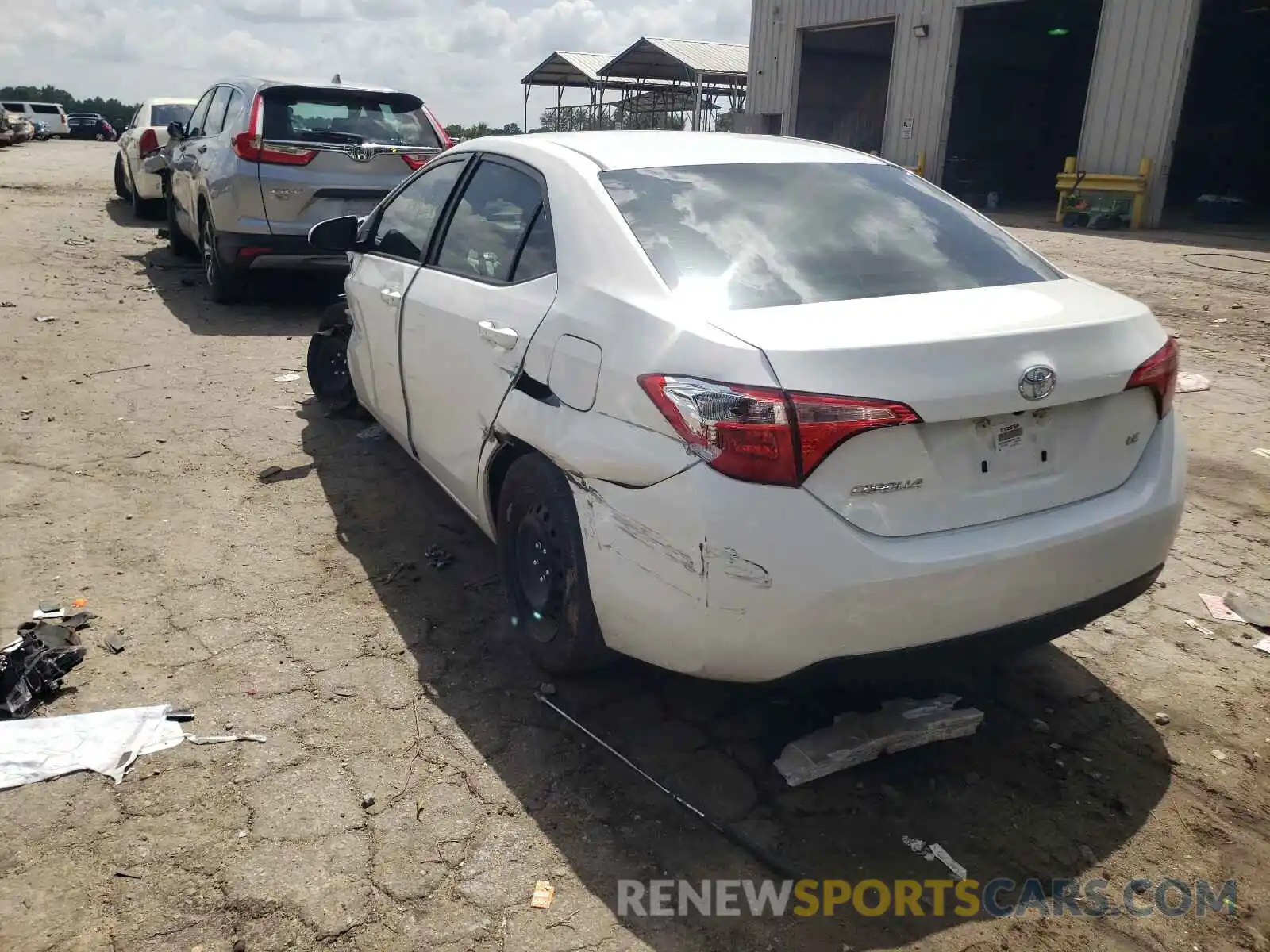 3 Photograph of a damaged car 5YFBURHE8KP931369 TOYOTA COROLLA 2019