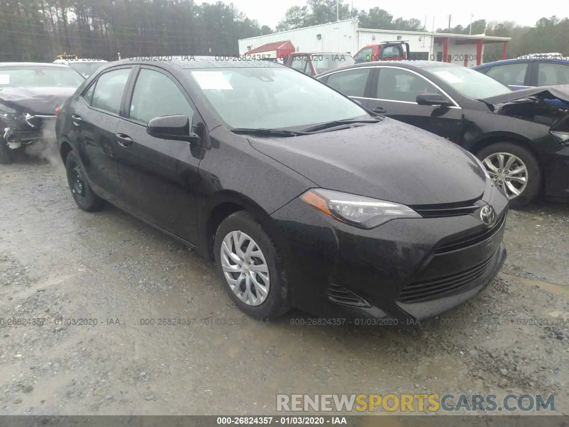 1 Photograph of a damaged car 5YFBURHE8KP931694 TOYOTA COROLLA 2019