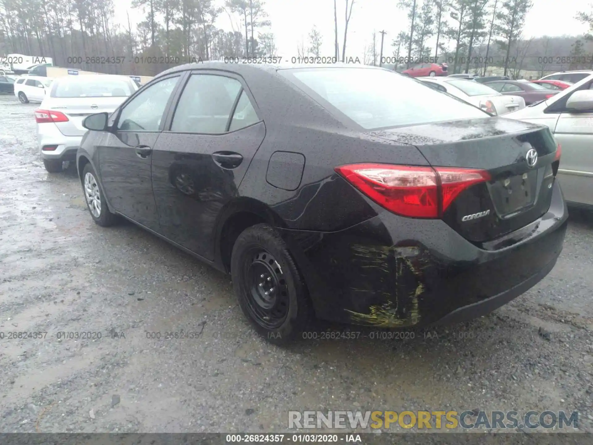 3 Photograph of a damaged car 5YFBURHE8KP931694 TOYOTA COROLLA 2019