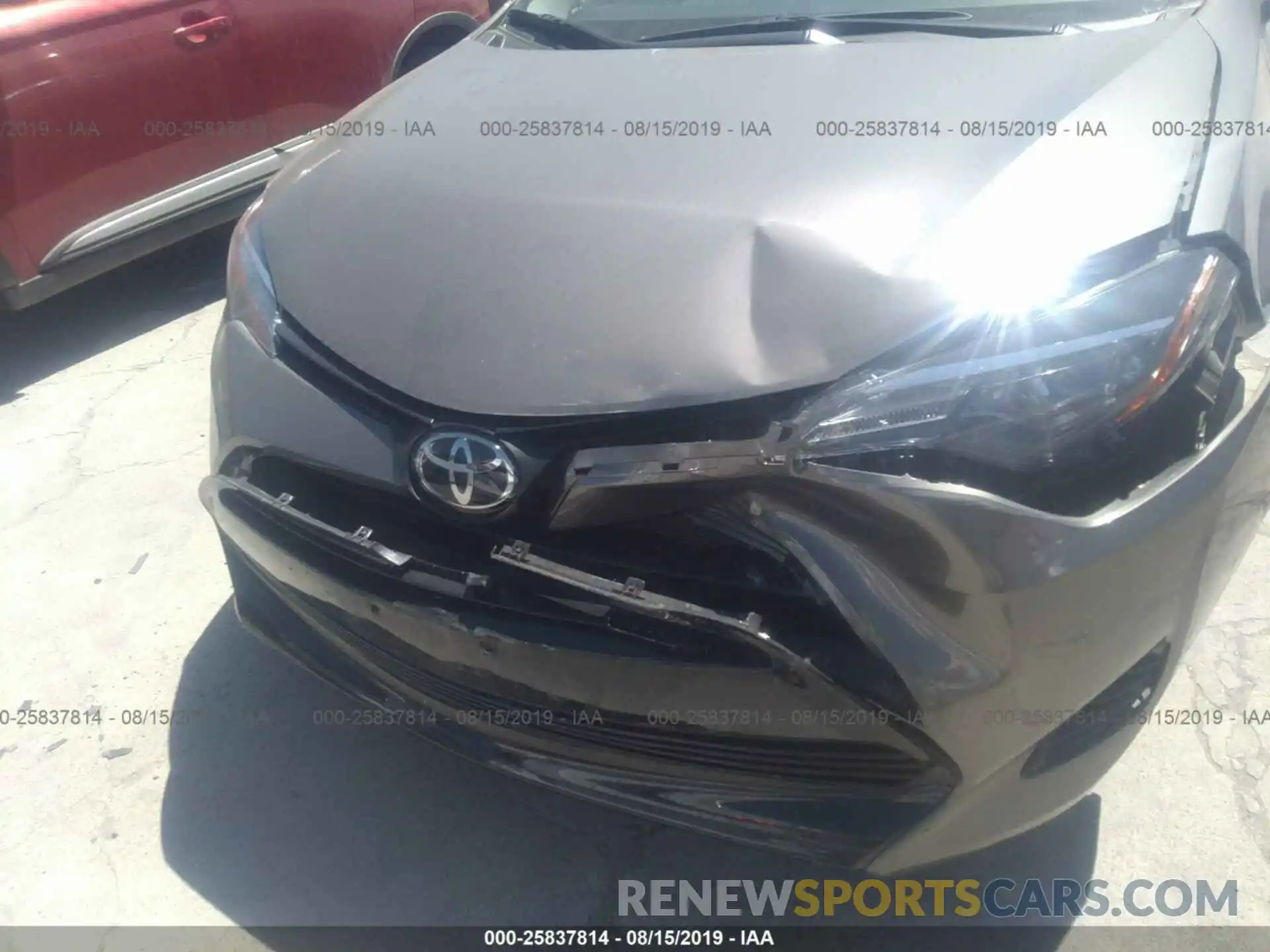 6 Photograph of a damaged car 5YFBURHE8KP932585 TOYOTA COROLLA 2019