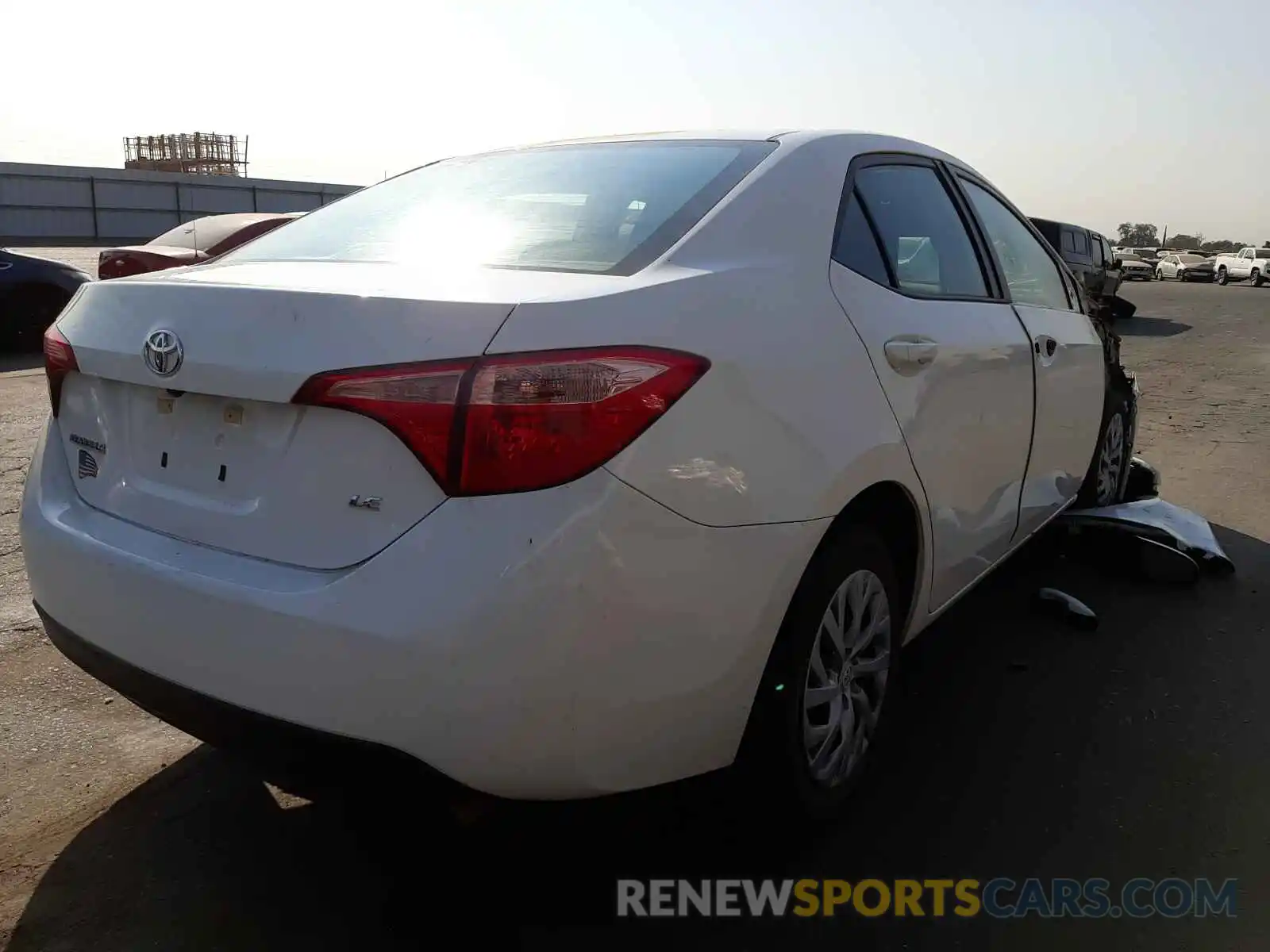 4 Photograph of a damaged car 5YFBURHE8KP932716 TOYOTA COROLLA 2019