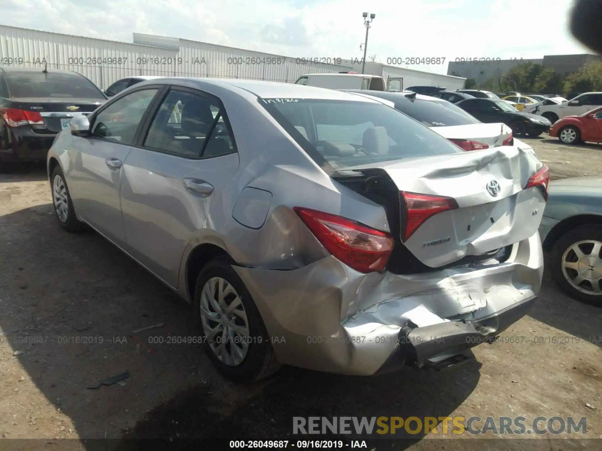 3 Photograph of a damaged car 5YFBURHE8KP932912 TOYOTA COROLLA 2019