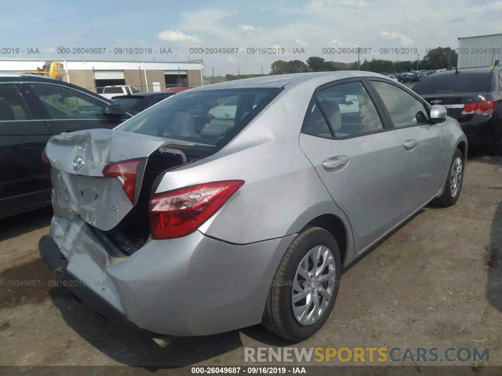 4 Photograph of a damaged car 5YFBURHE8KP932912 TOYOTA COROLLA 2019