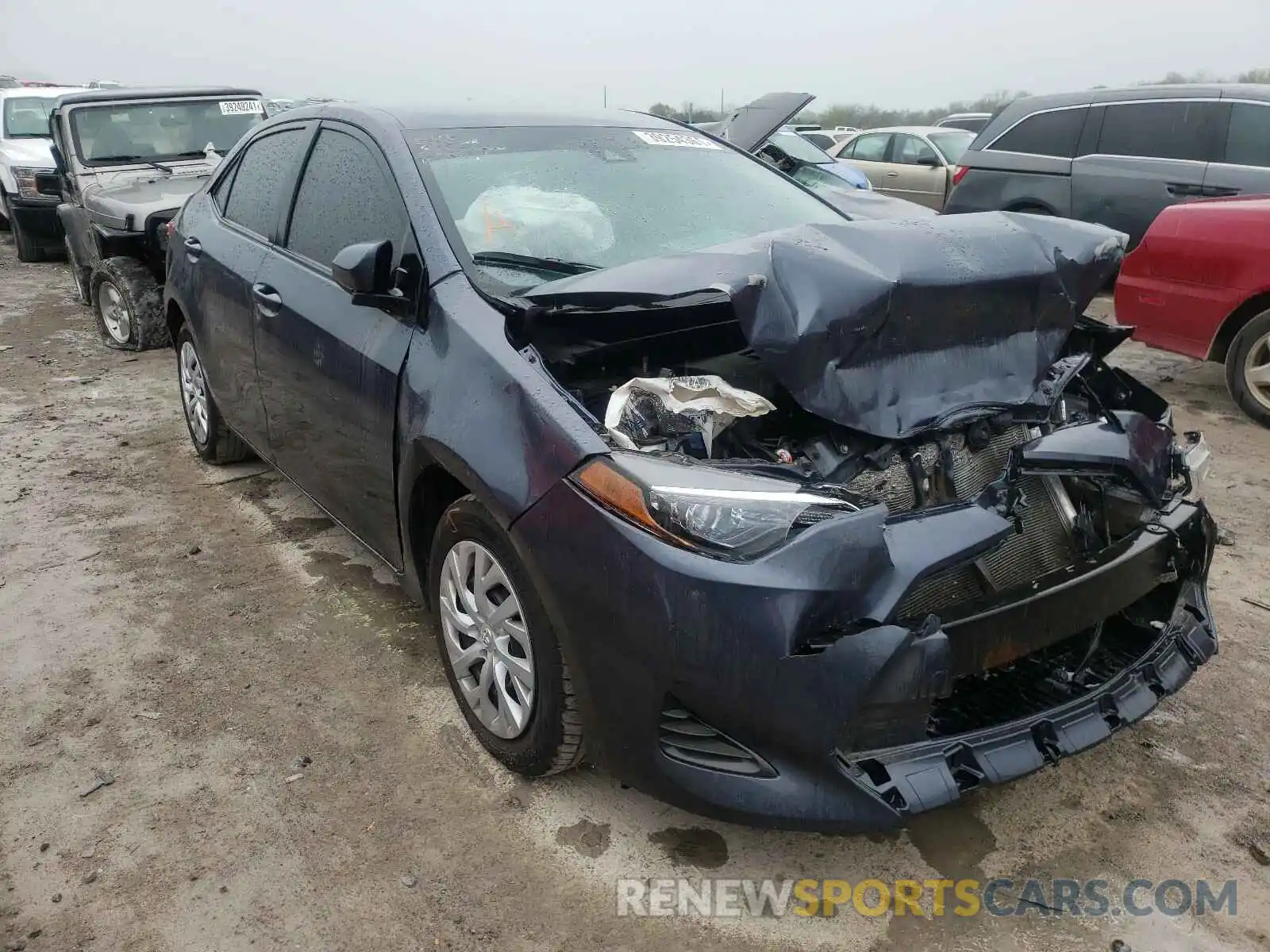 1 Photograph of a damaged car 5YFBURHE8KP933056 TOYOTA COROLLA 2019