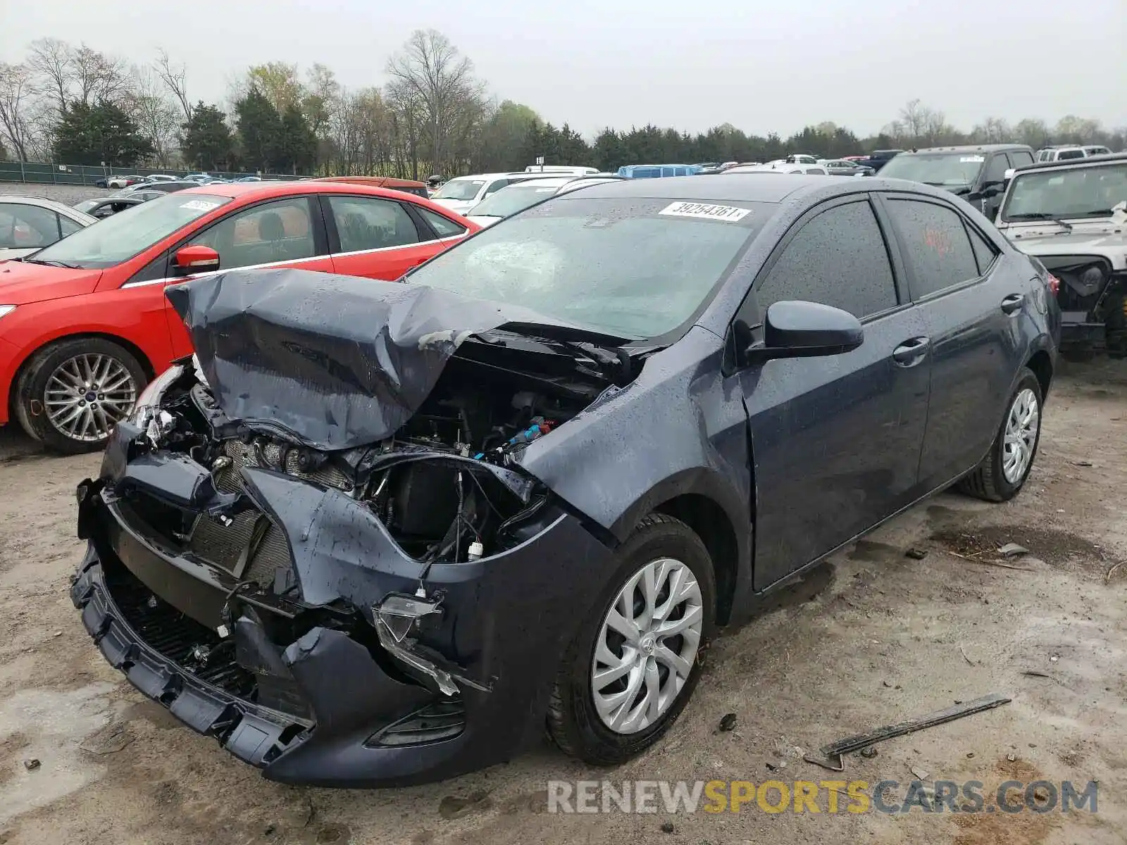 2 Photograph of a damaged car 5YFBURHE8KP933056 TOYOTA COROLLA 2019