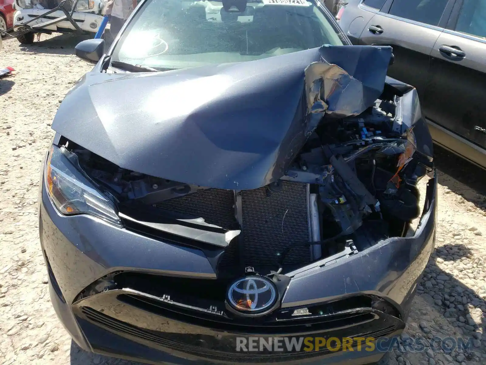 7 Photograph of a damaged car 5YFBURHE8KP933333 TOYOTA COROLLA 2019