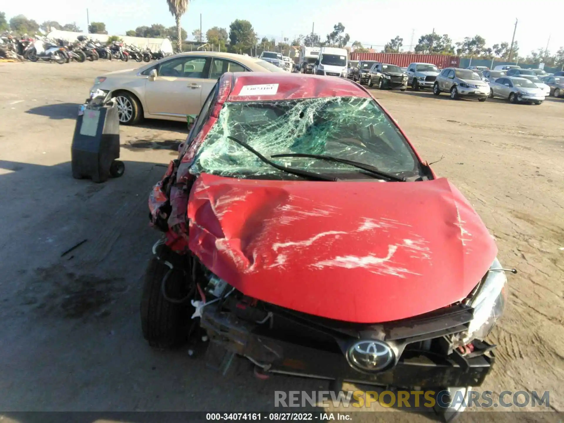 6 Photograph of a damaged car 5YFBURHE8KP933347 TOYOTA COROLLA 2019