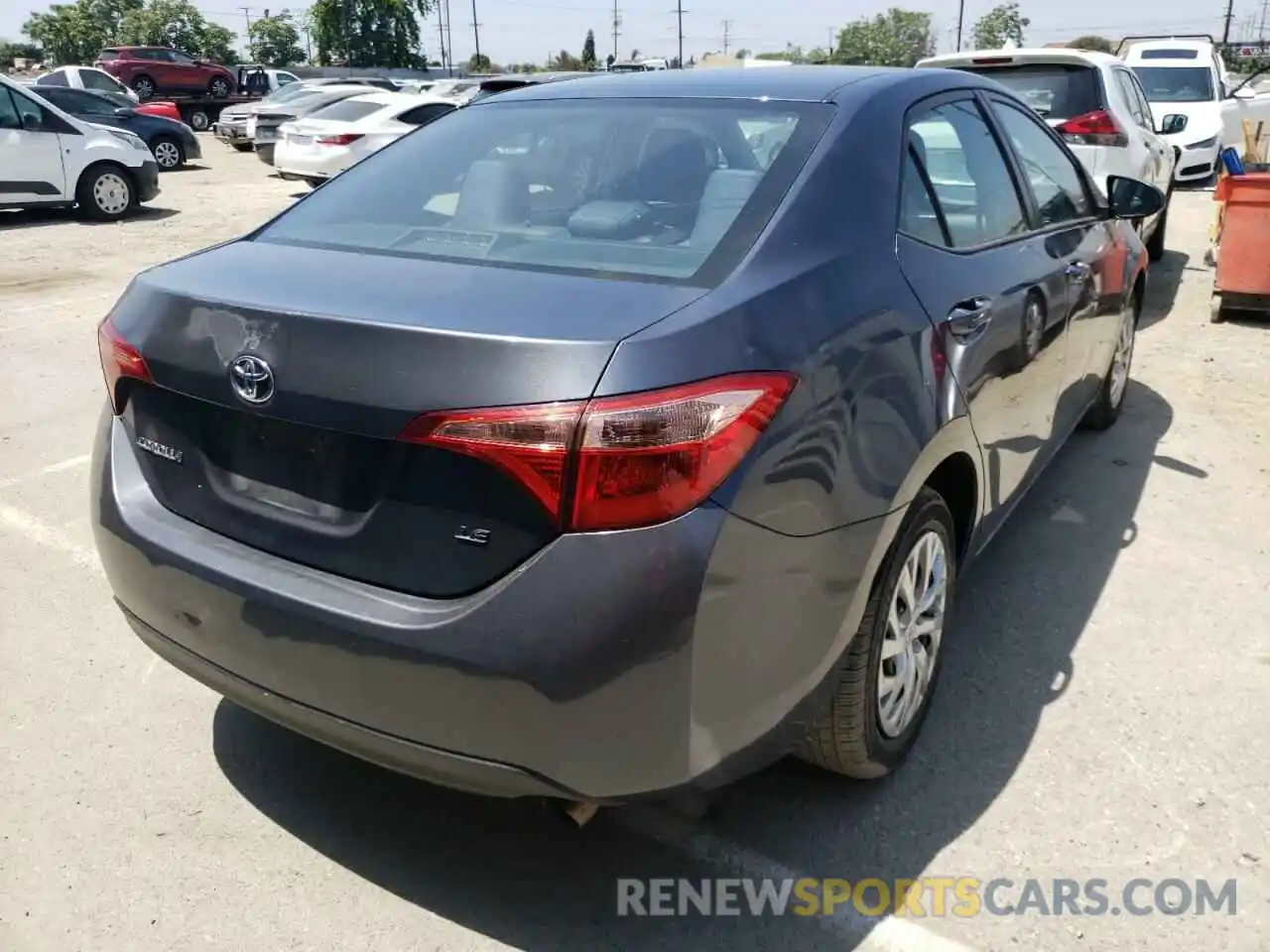 4 Photograph of a damaged car 5YFBURHE8KP933378 TOYOTA COROLLA 2019