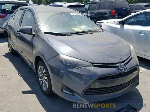 1 Photograph of a damaged car 5YFBURHE8KP933641 TOYOTA COROLLA 2019