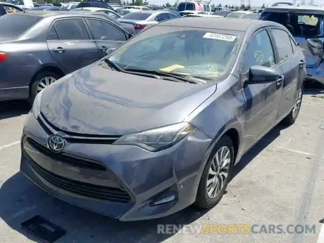 2 Photograph of a damaged car 5YFBURHE8KP933641 TOYOTA COROLLA 2019