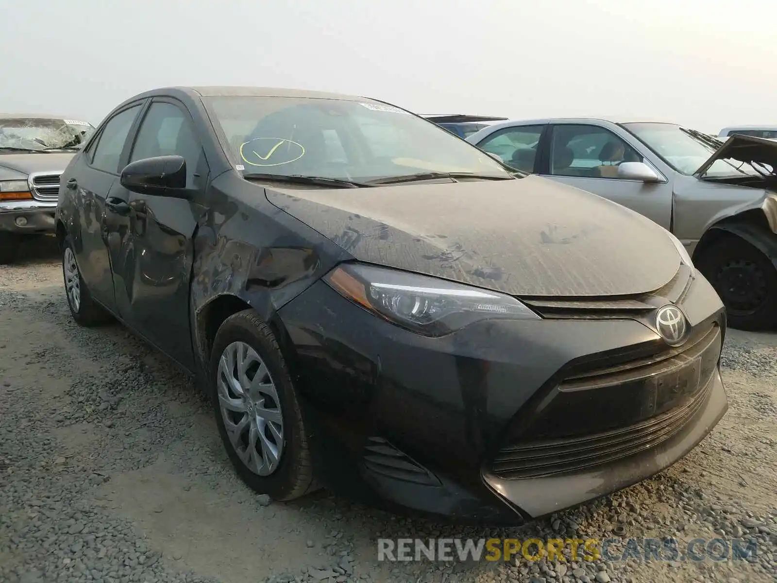 1 Photograph of a damaged car 5YFBURHE8KP933719 TOYOTA COROLLA 2019