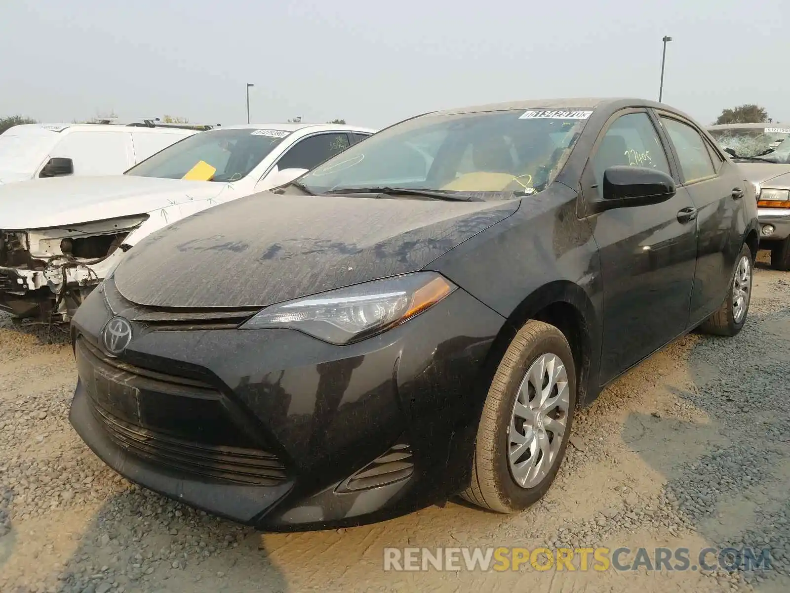 2 Photograph of a damaged car 5YFBURHE8KP933719 TOYOTA COROLLA 2019