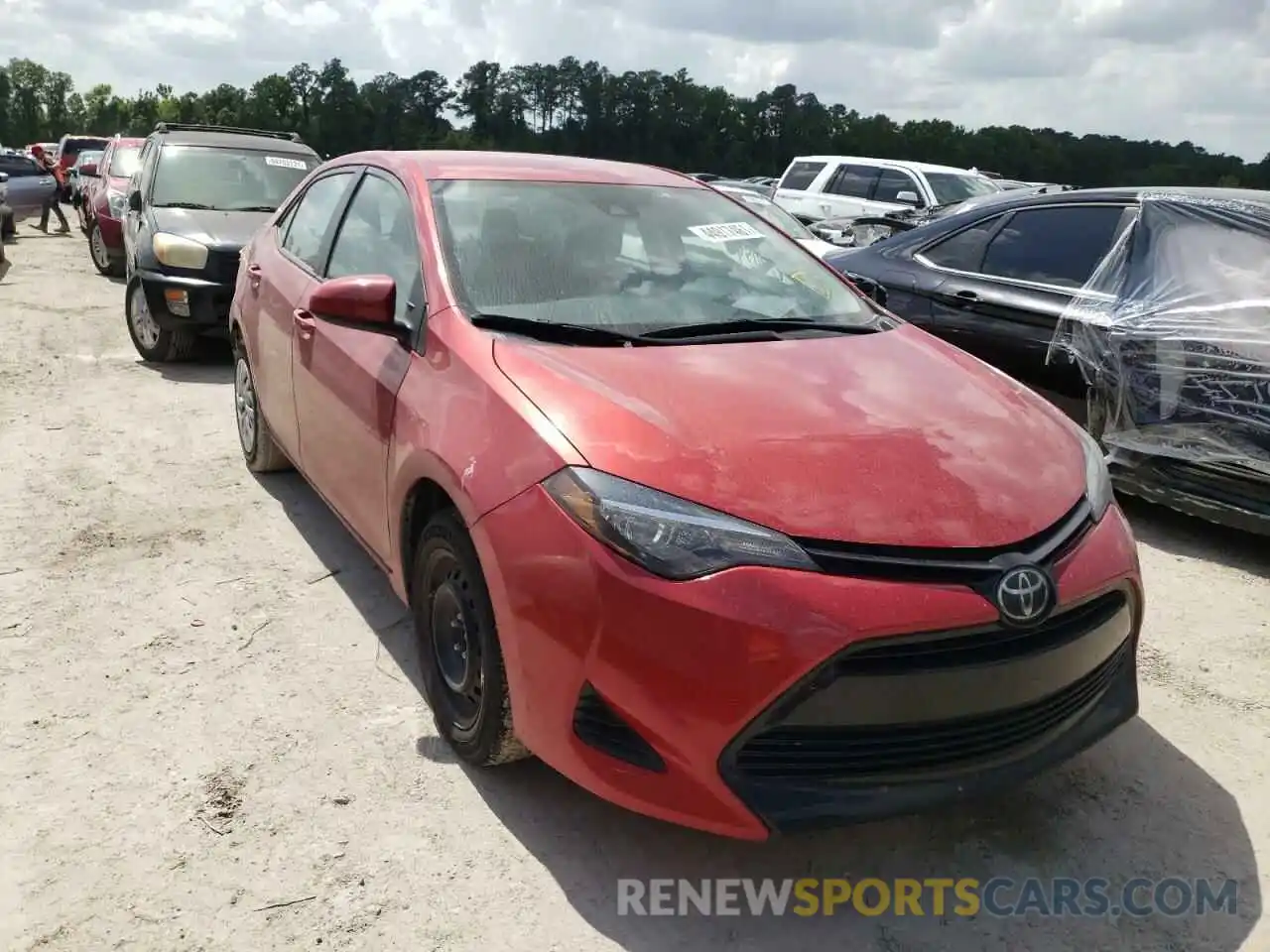 1 Photograph of a damaged car 5YFBURHE8KP933820 TOYOTA COROLLA 2019