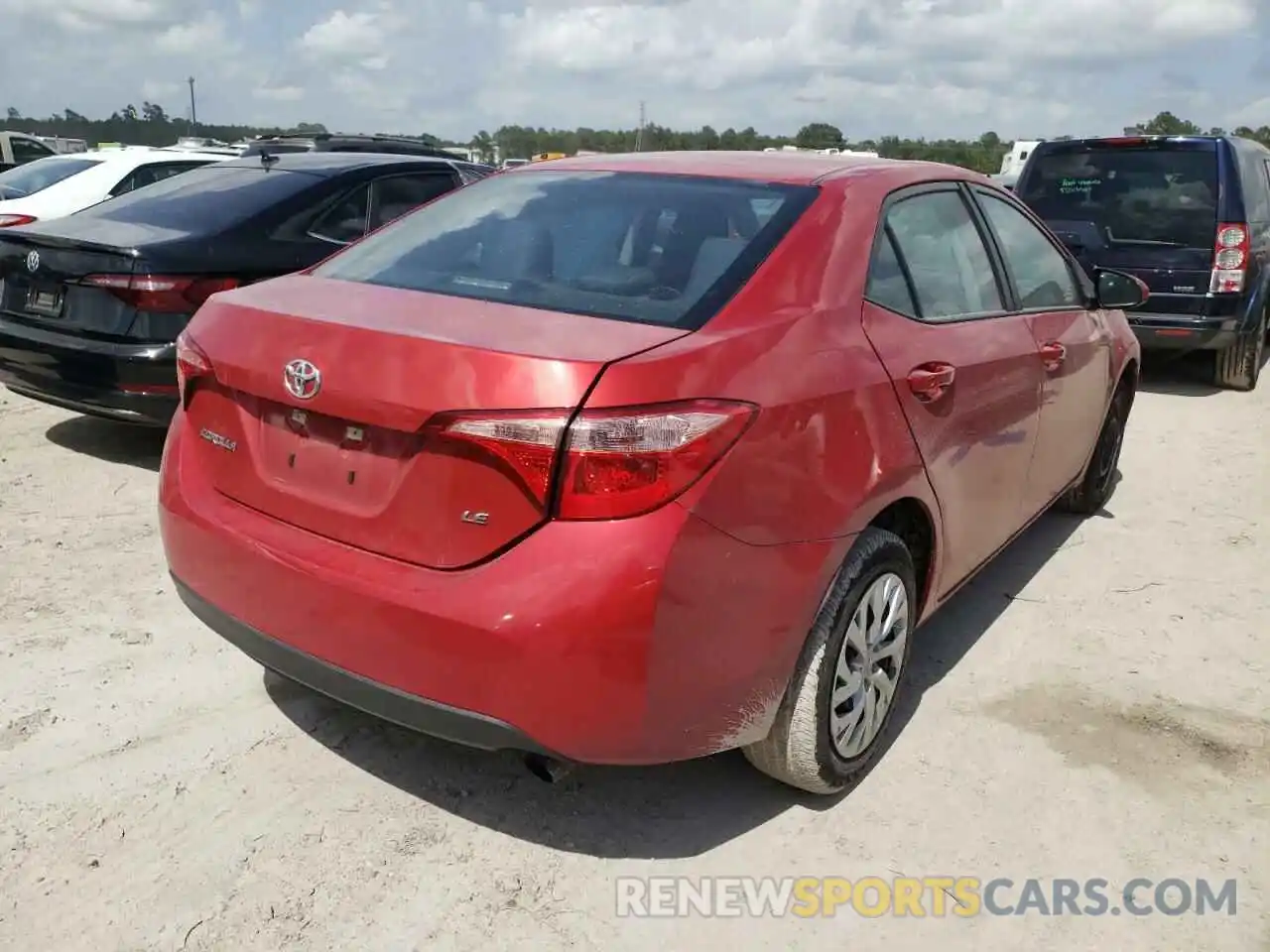 4 Photograph of a damaged car 5YFBURHE8KP933820 TOYOTA COROLLA 2019