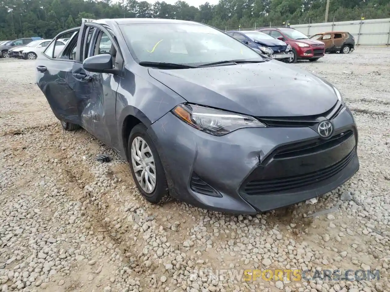 1 Photograph of a damaged car 5YFBURHE8KP933977 TOYOTA COROLLA 2019