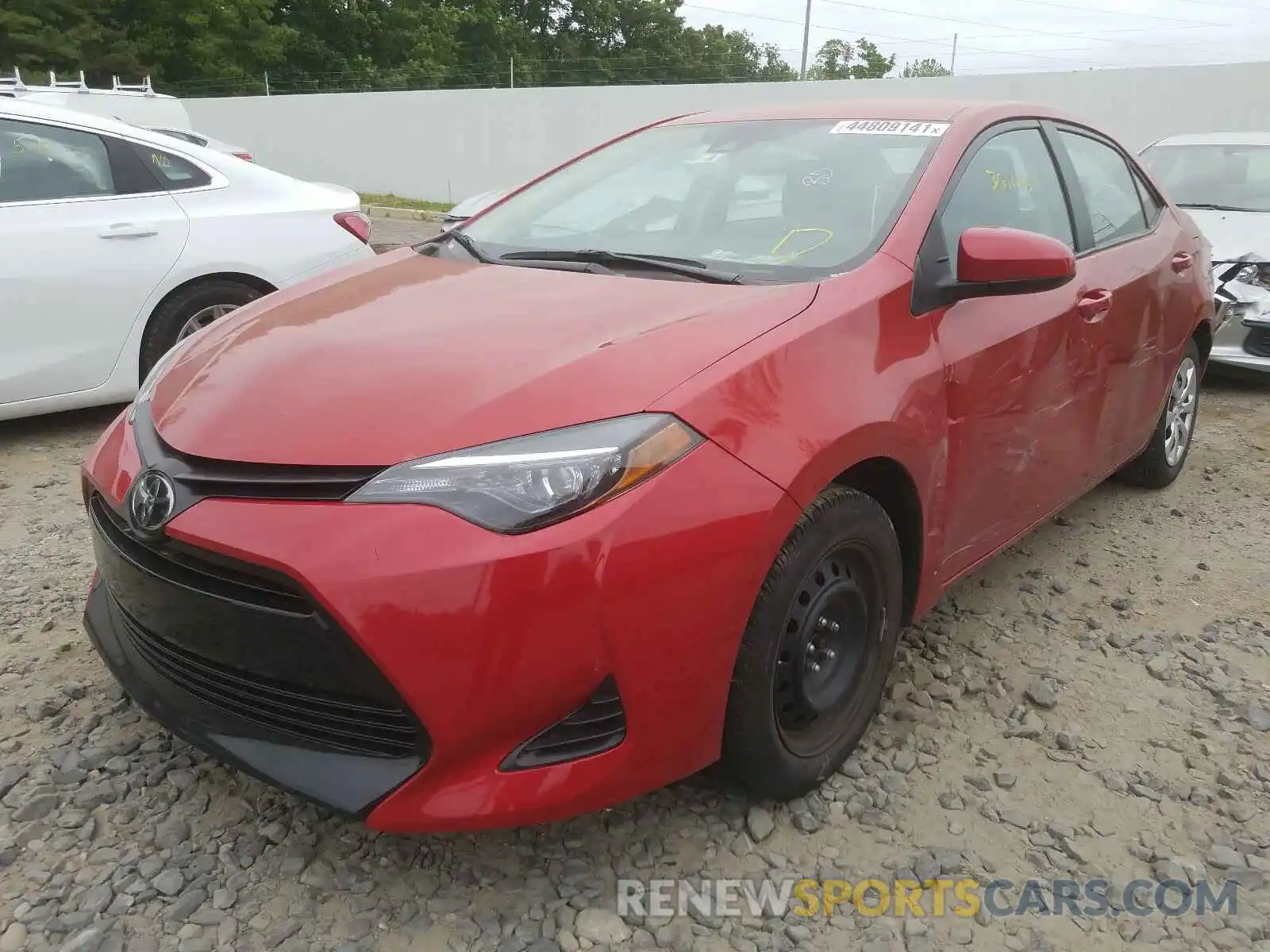 2 Photograph of a damaged car 5YFBURHE8KP934238 TOYOTA COROLLA 2019